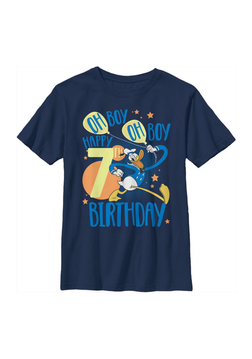 Boys 4-7 Donalds 7th Bday Graphic T-Shirt
