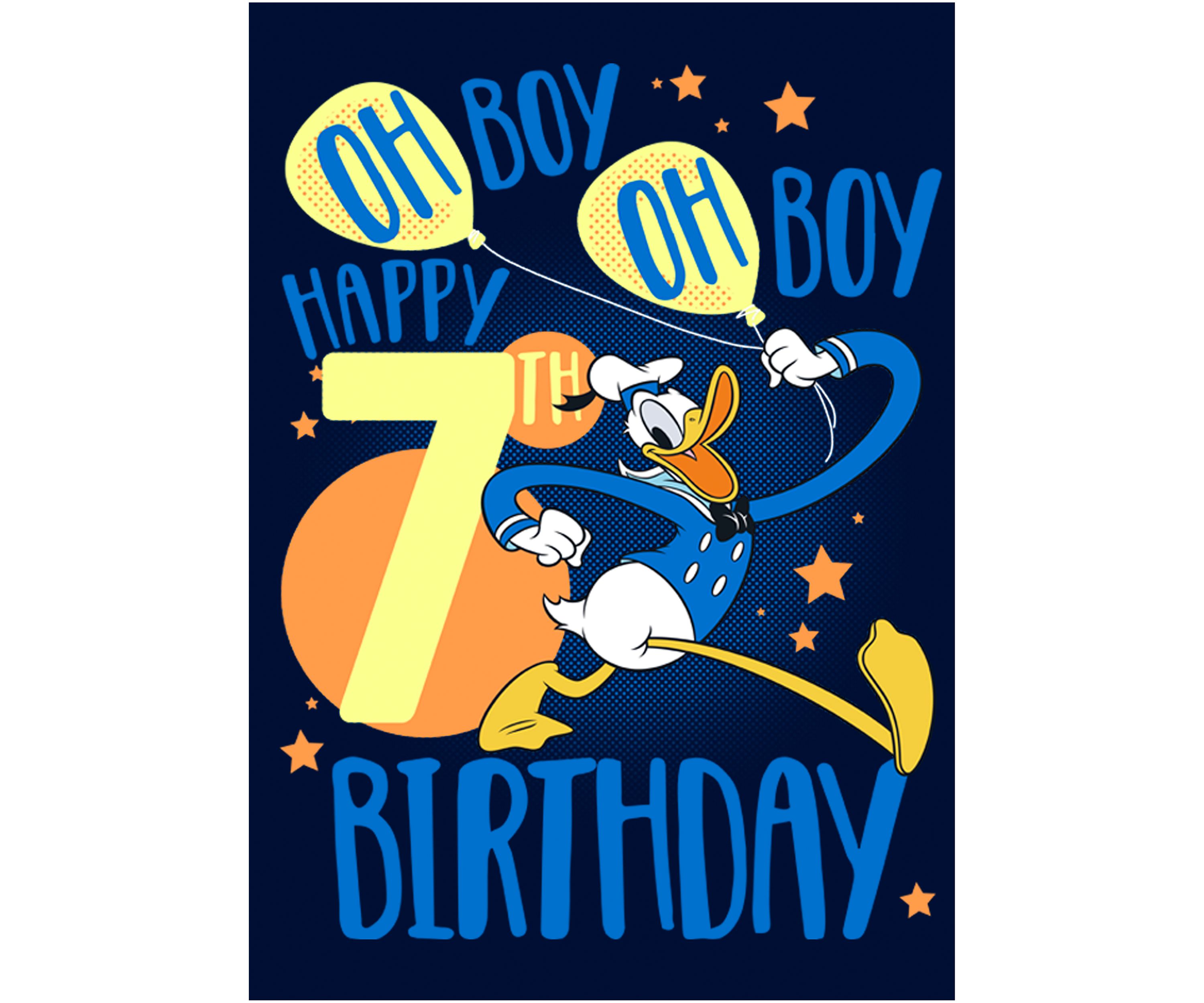 Boys 4-7 Donalds 7th Bday Graphic T-Shirt