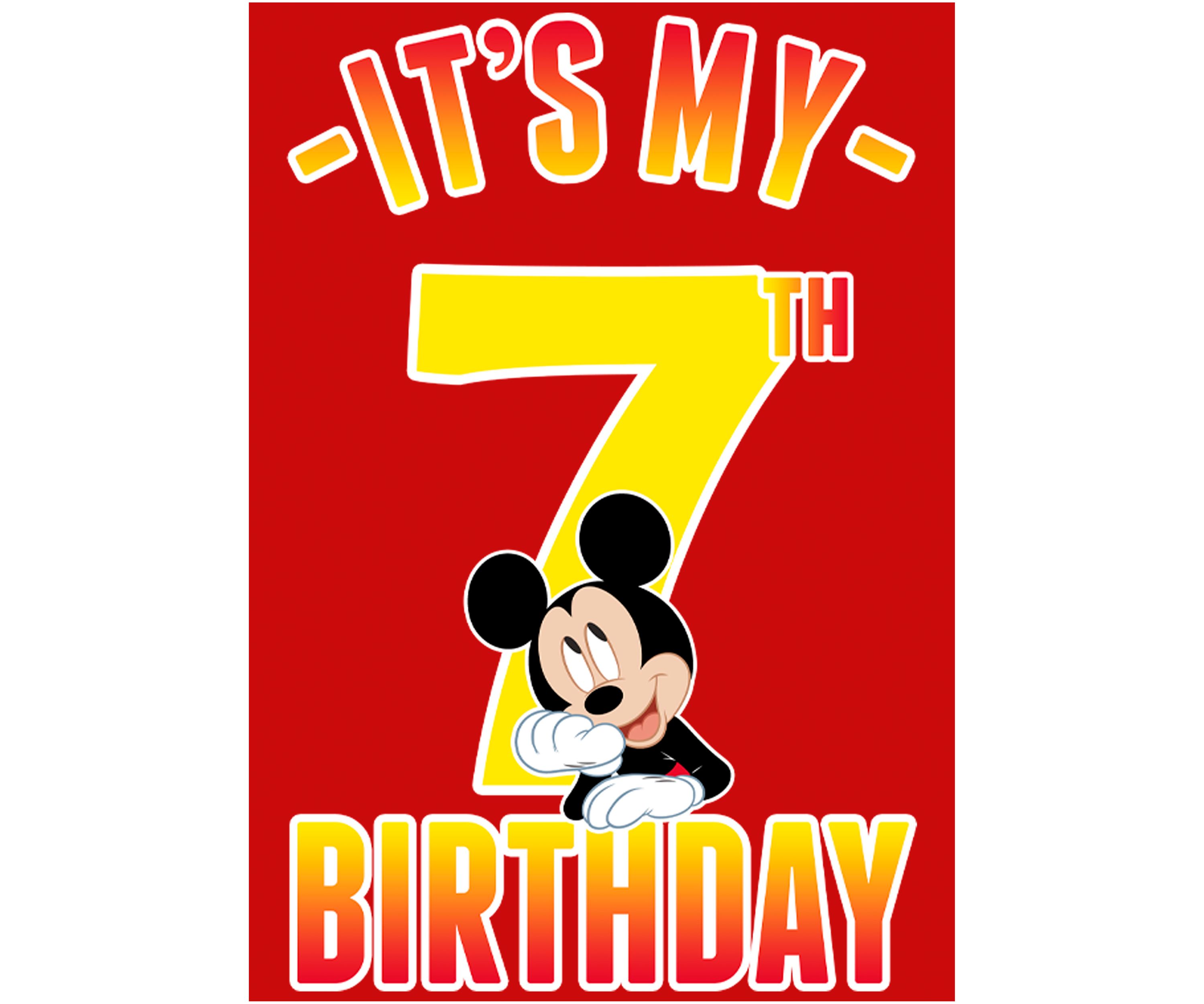 Boys 4-7 Hiya Pal 7th Birthday Graphic T-Shirt