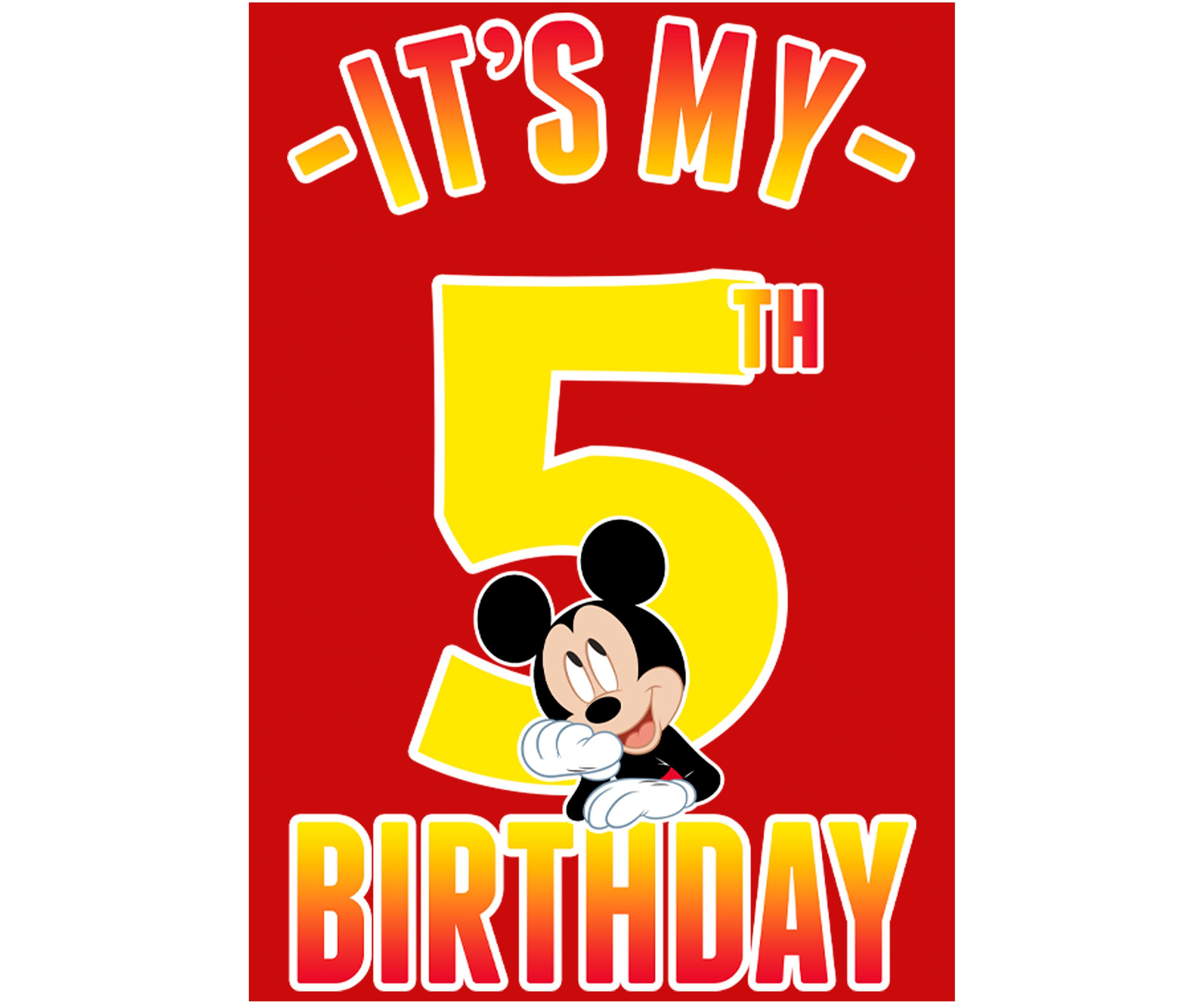 Boys 4-7 Hiya Pal 5th Birthday Graphic T-Shirt