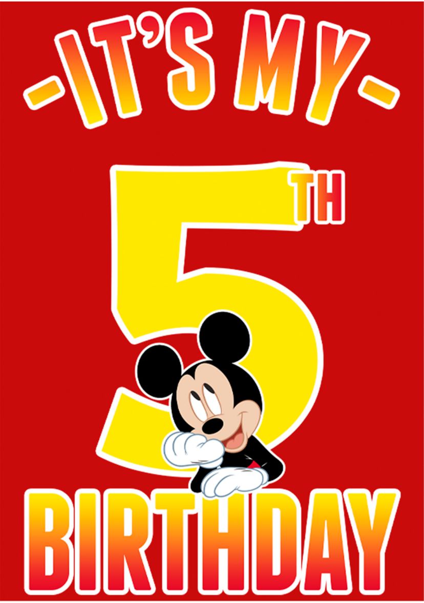 Boys 4-7 Hiya Pal 5th Birthday Graphic T-Shirt