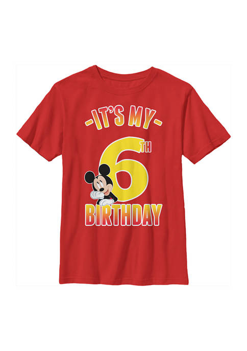 Boys 4-7 Hiya Pal 6th Birthday Graphic T-Shirt