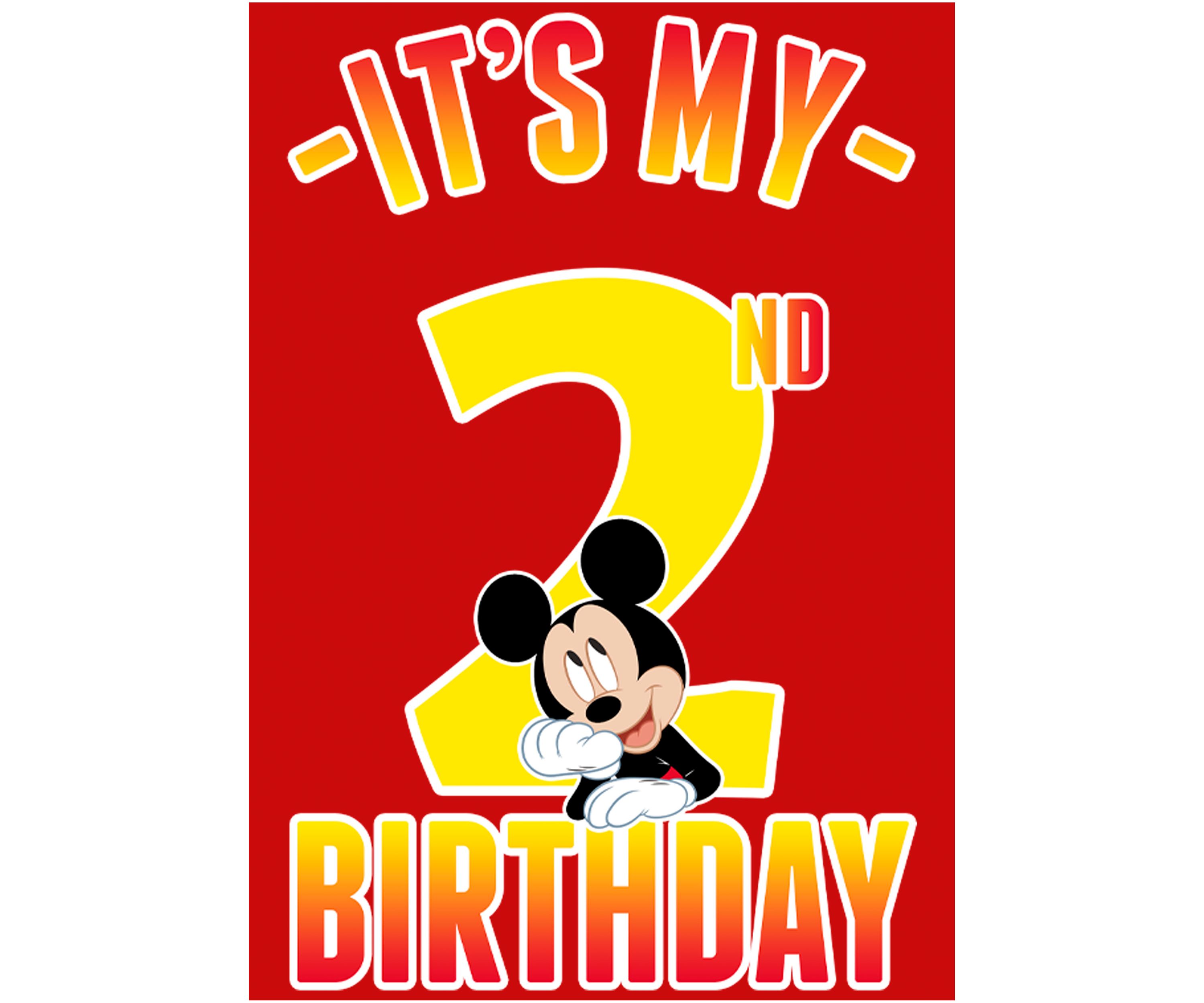 Boys 4-7 Hiya Pal 2nd Birthday Graphic T-Shirt