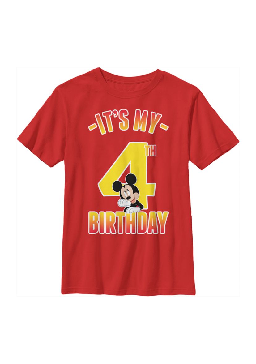 Boys 4-7 Hiya Pal 4th Birthday Graphic T-Shirt