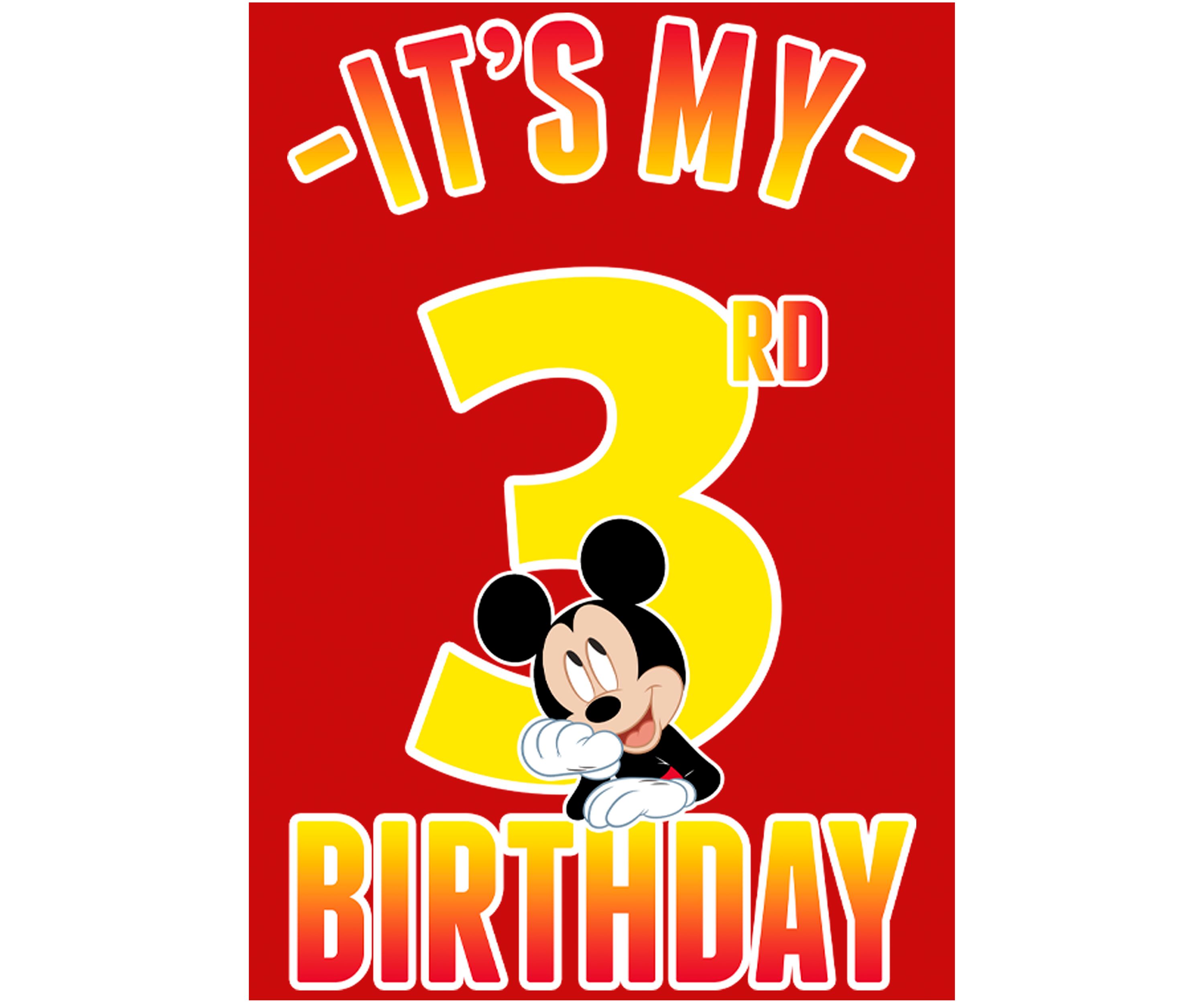 Boys 4-7 Hiya Pal 3rd Birthday Graphic T-Shirt