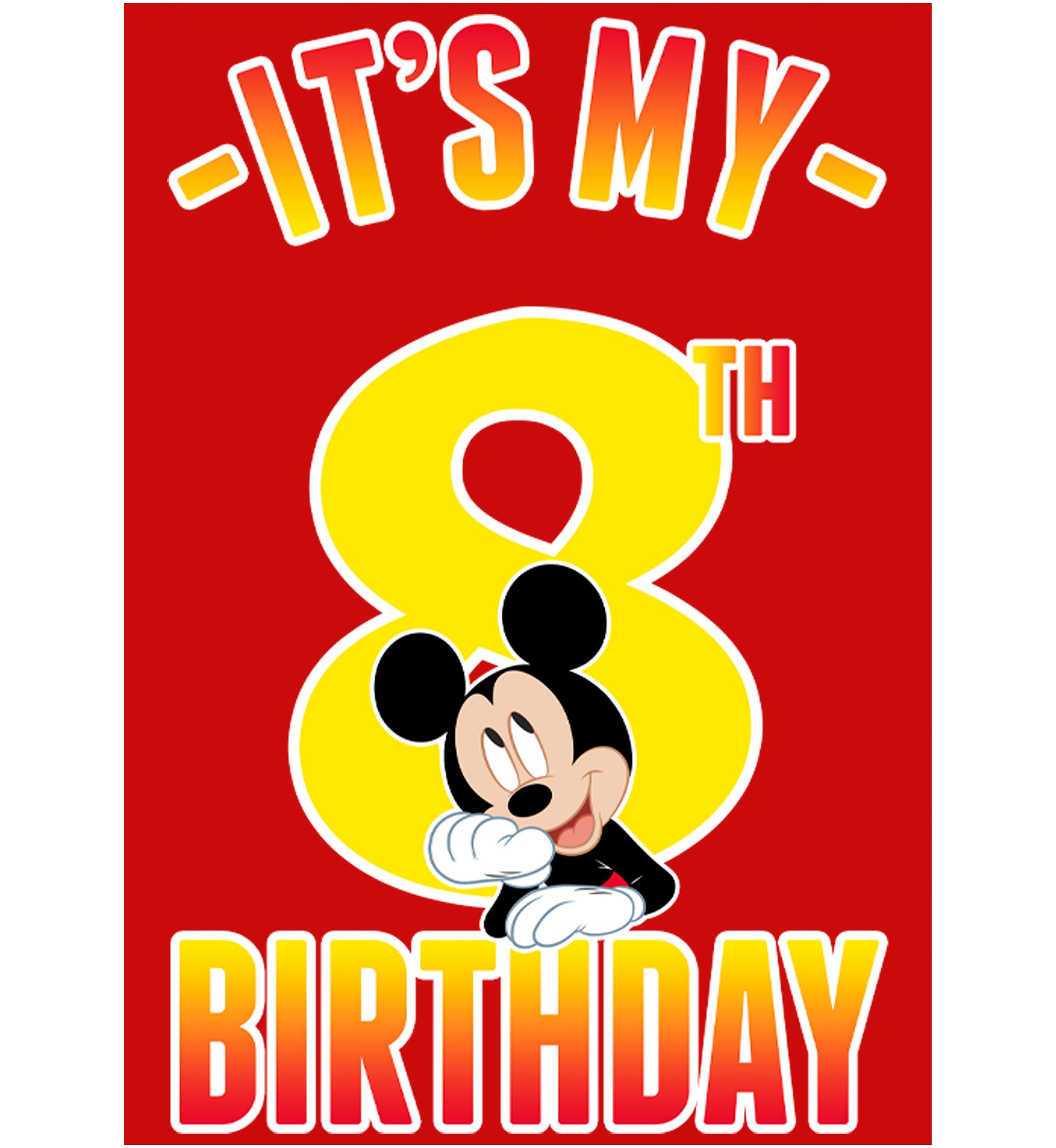 Boys 4-7 Hiya Pal 8th Birthday Graphic T-Shirt