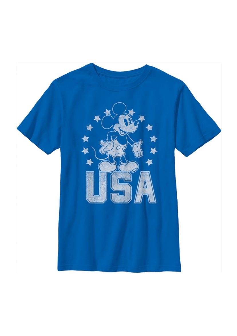 Usa Mickey Graphic T-Shirt