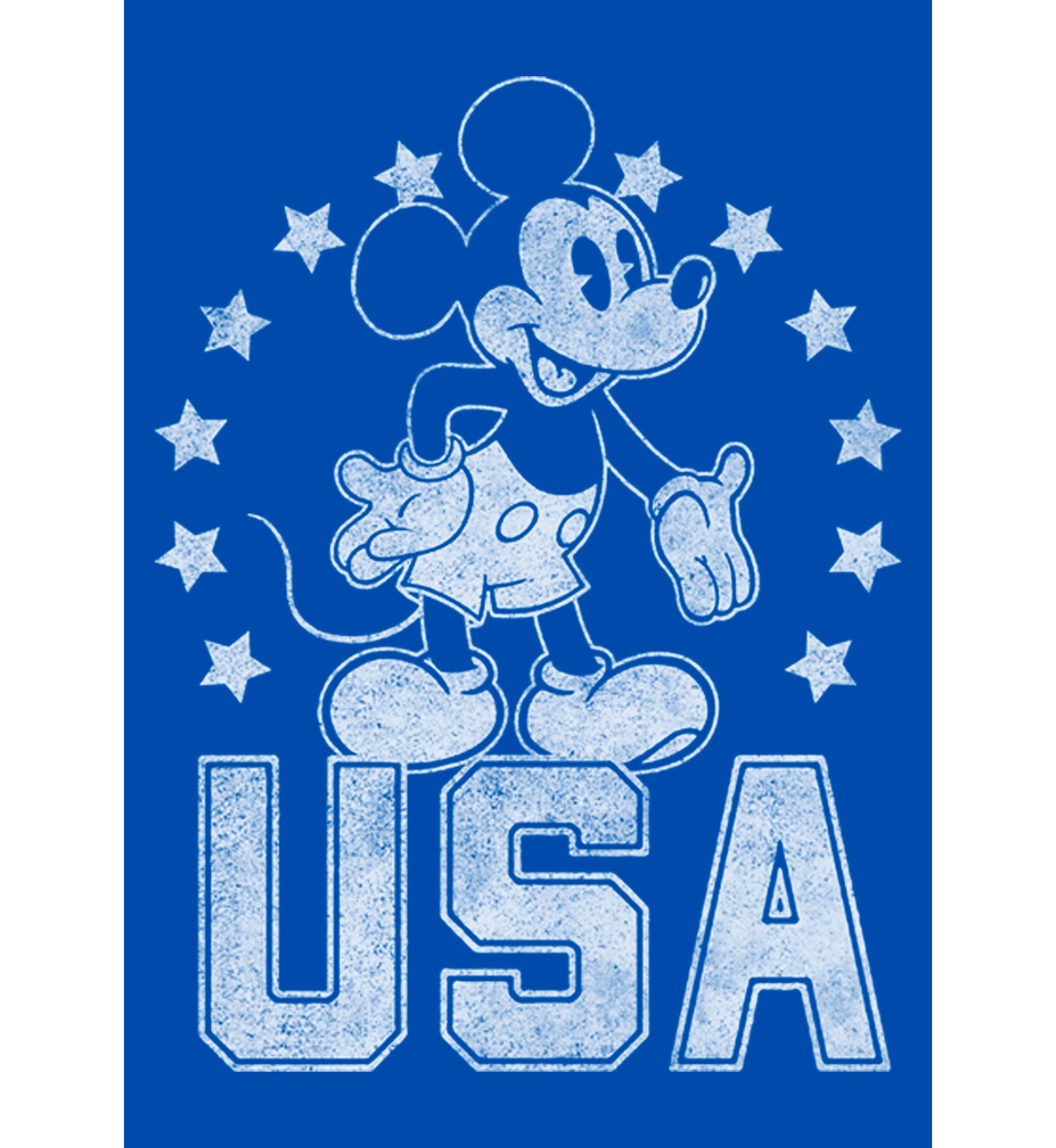 Usa Mickey Graphic T-Shirt