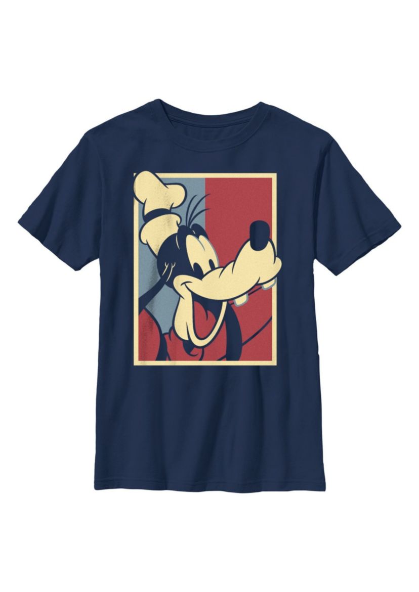 Goofy Red And Blue Graphic T-Shirt