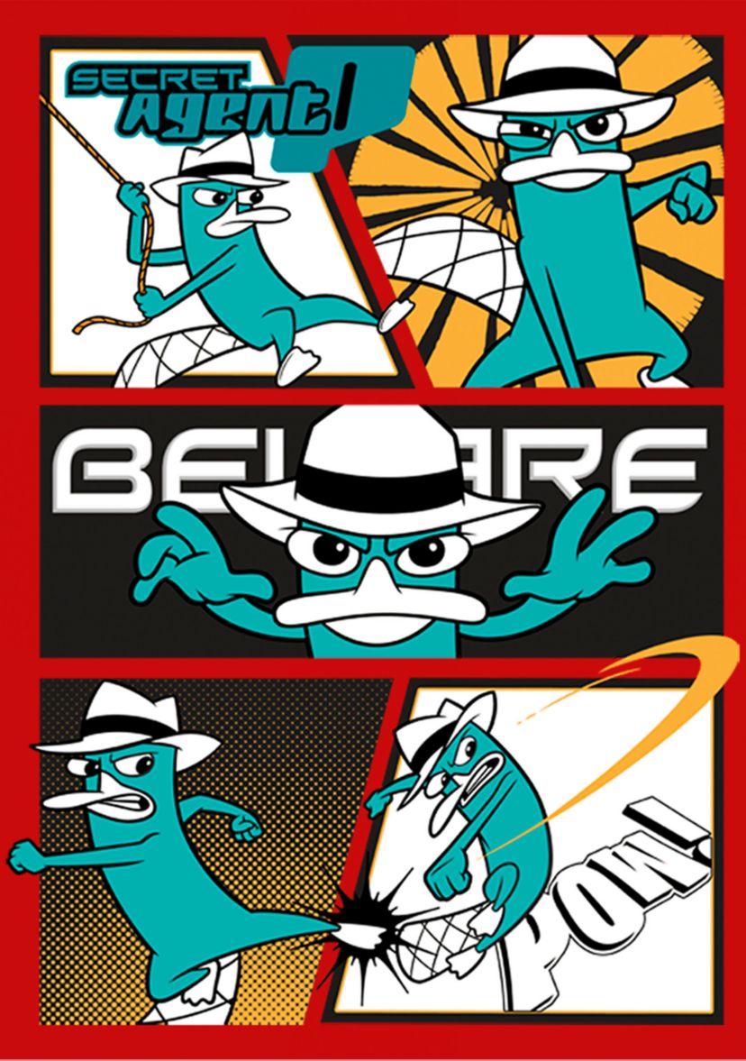 Boys 4-7 Phineas and Ferb Agent P Box Up Top