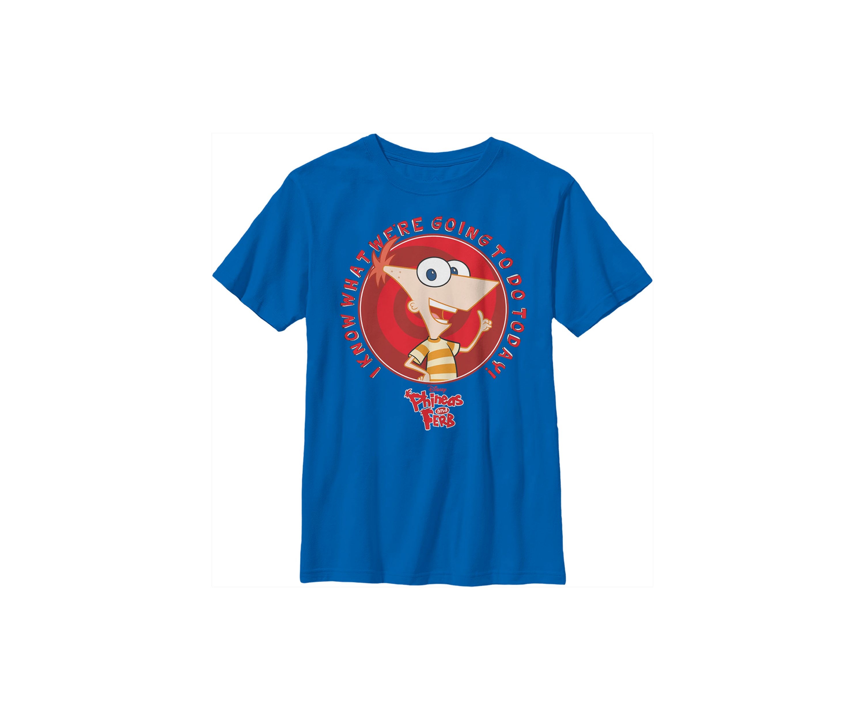Boys 4-7 Phineas and Ferb Phineas Do Today Top