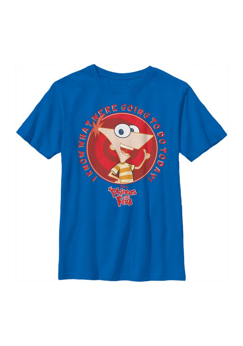 Boys 4-7 Phineas and Ferb Phineas Do Today Top