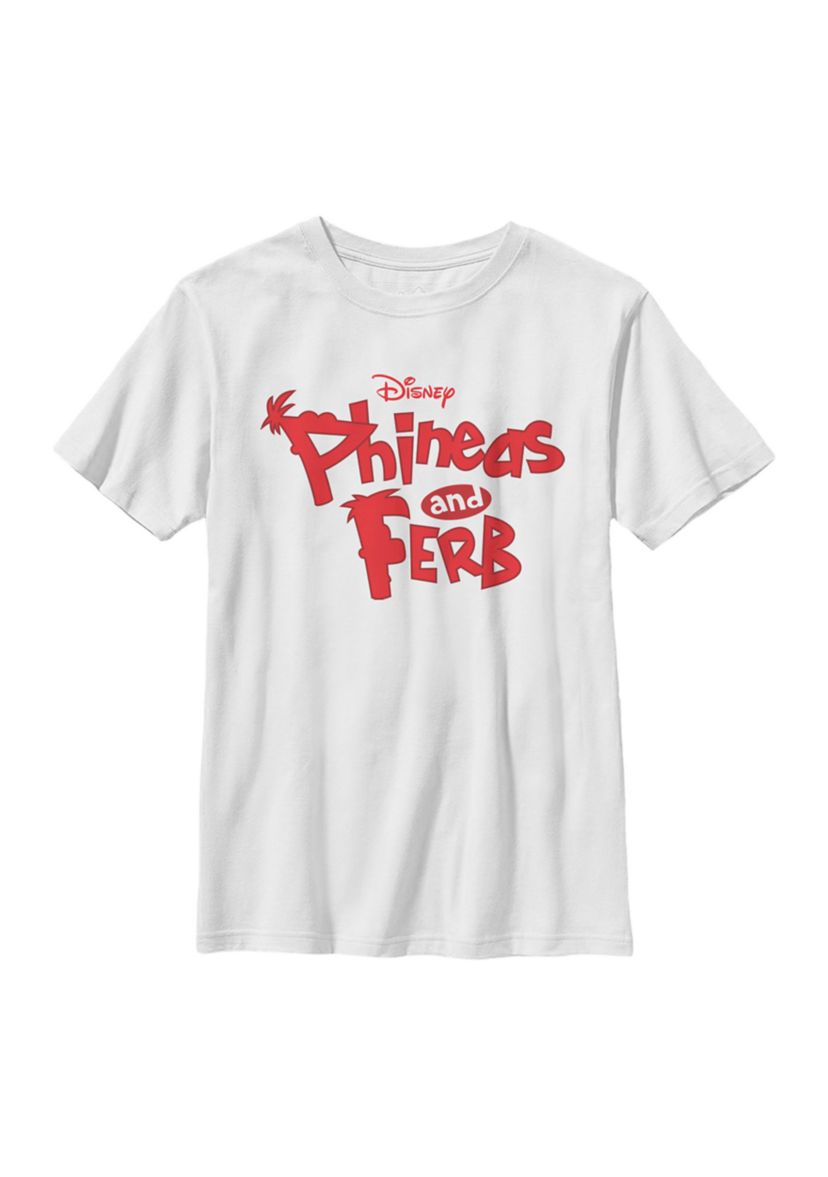Boys 4-7 Phineas and Ferb Logo Top