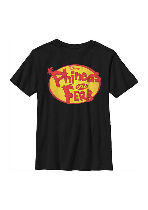 Boys 4-7 Phineas and Ferb Oval Logo Top