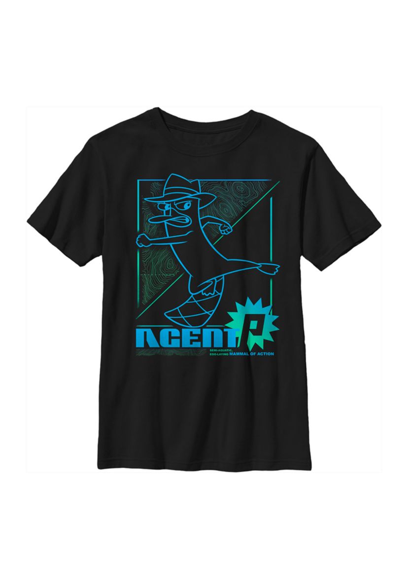 Boys 4-7 Phineas and Ferb Mammal of Action Top