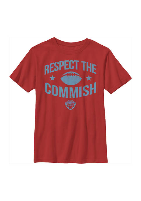 ESPN Boys 4-7 Respect the Commish Graphic T-Shirt