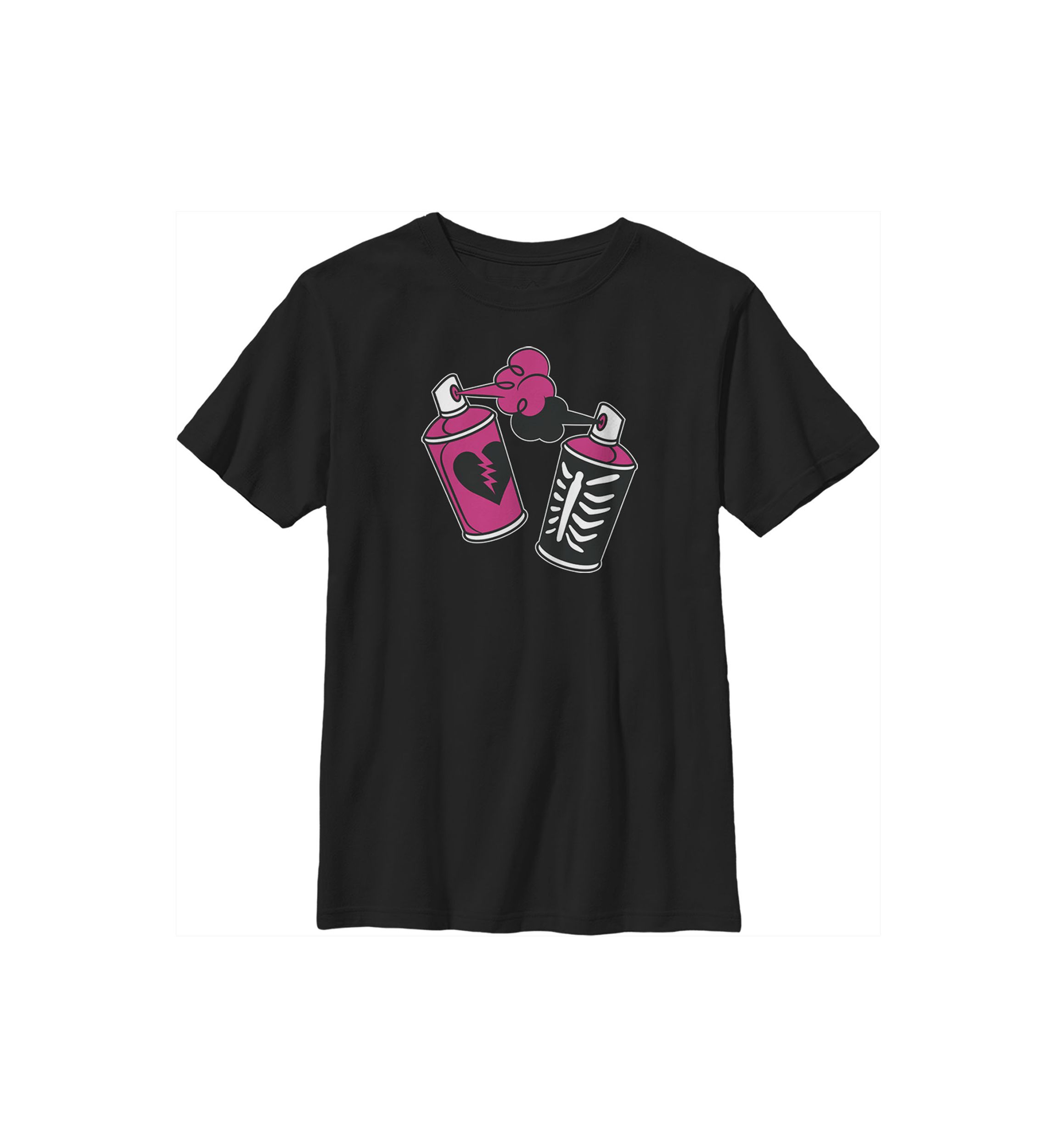 Boys 4-7  Spray Cans Graphic T-Shirt