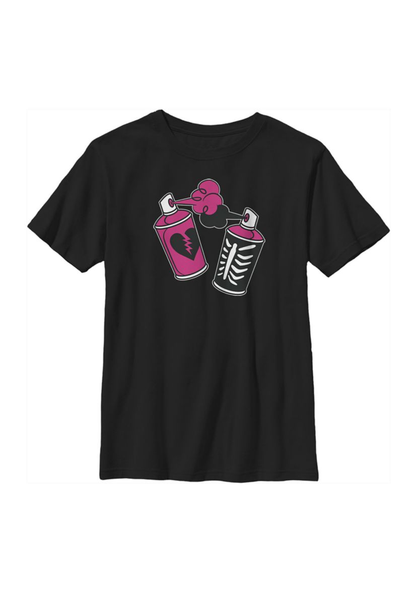 Boys 4-7  Spray Cans Graphic T-Shirt
