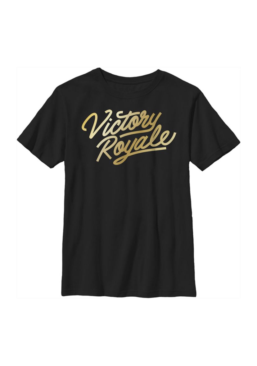 Boys 4-7  Victory Script Logo Graphic T-Shirt