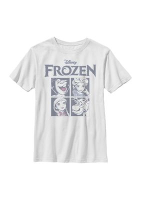 Disney Frozen Boys 4-7 Frozen Ice Cubes Top, White, X-Large