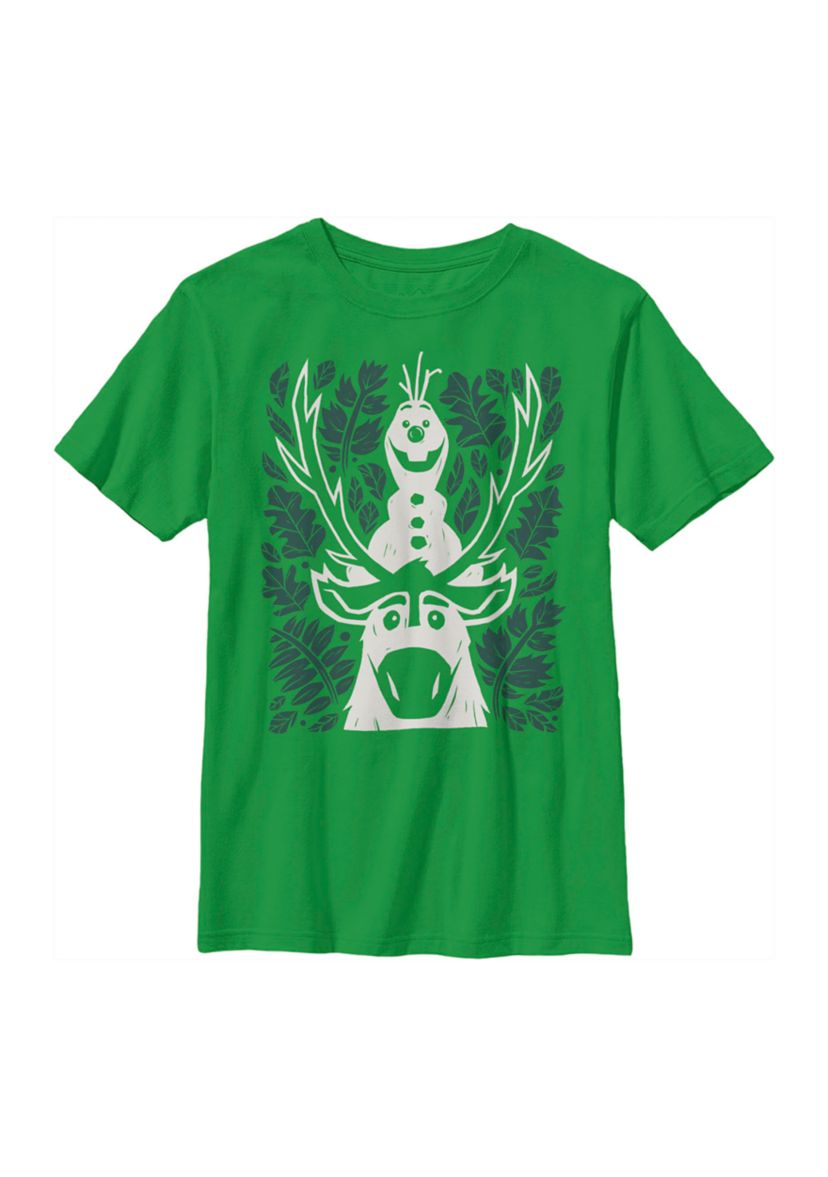 Boys 4-7 Frozen Olaf Sven Leaves Graphic T-Shirt