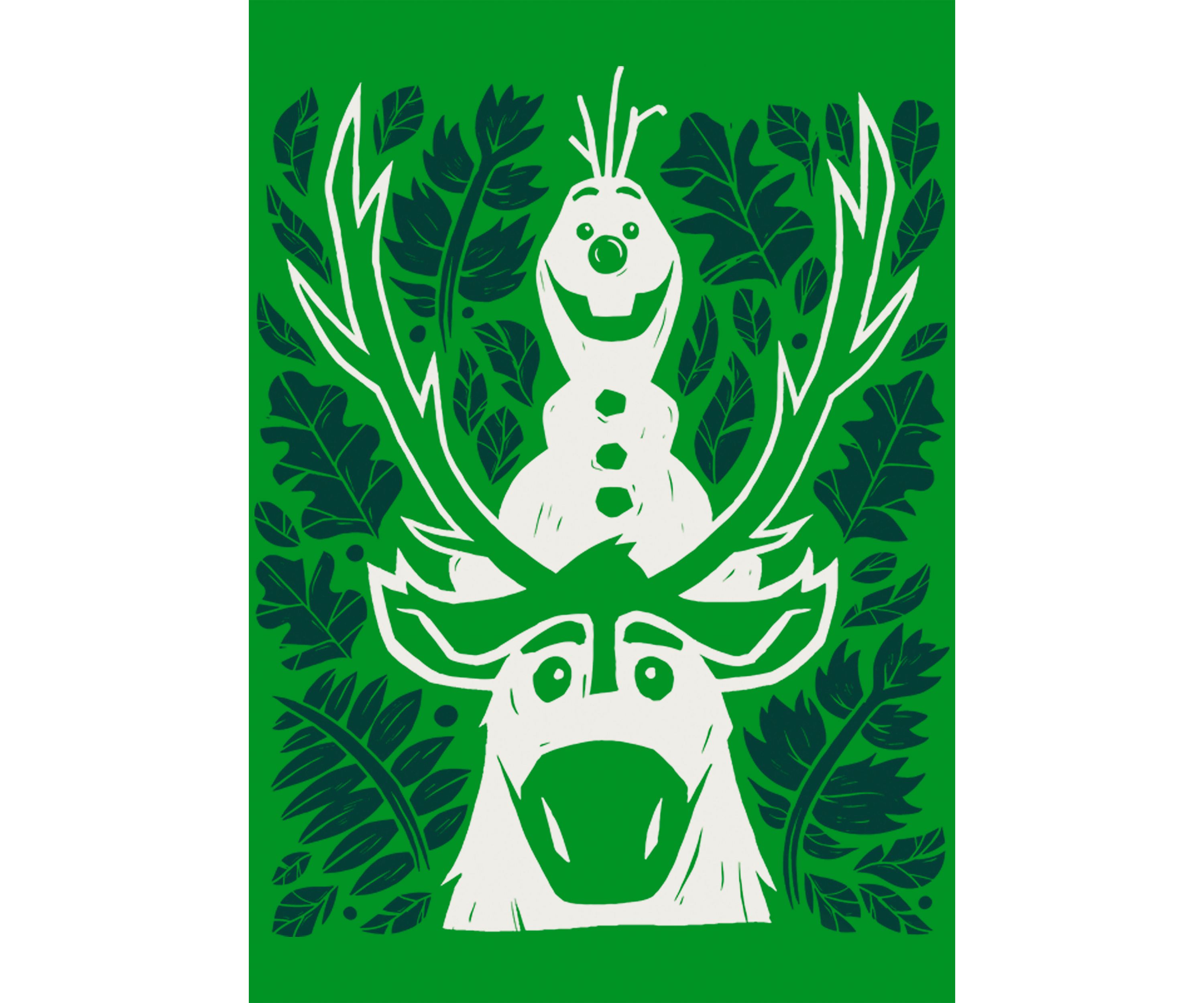 Boys 4-7 Frozen Olaf Sven Leaves Graphic T-Shirt