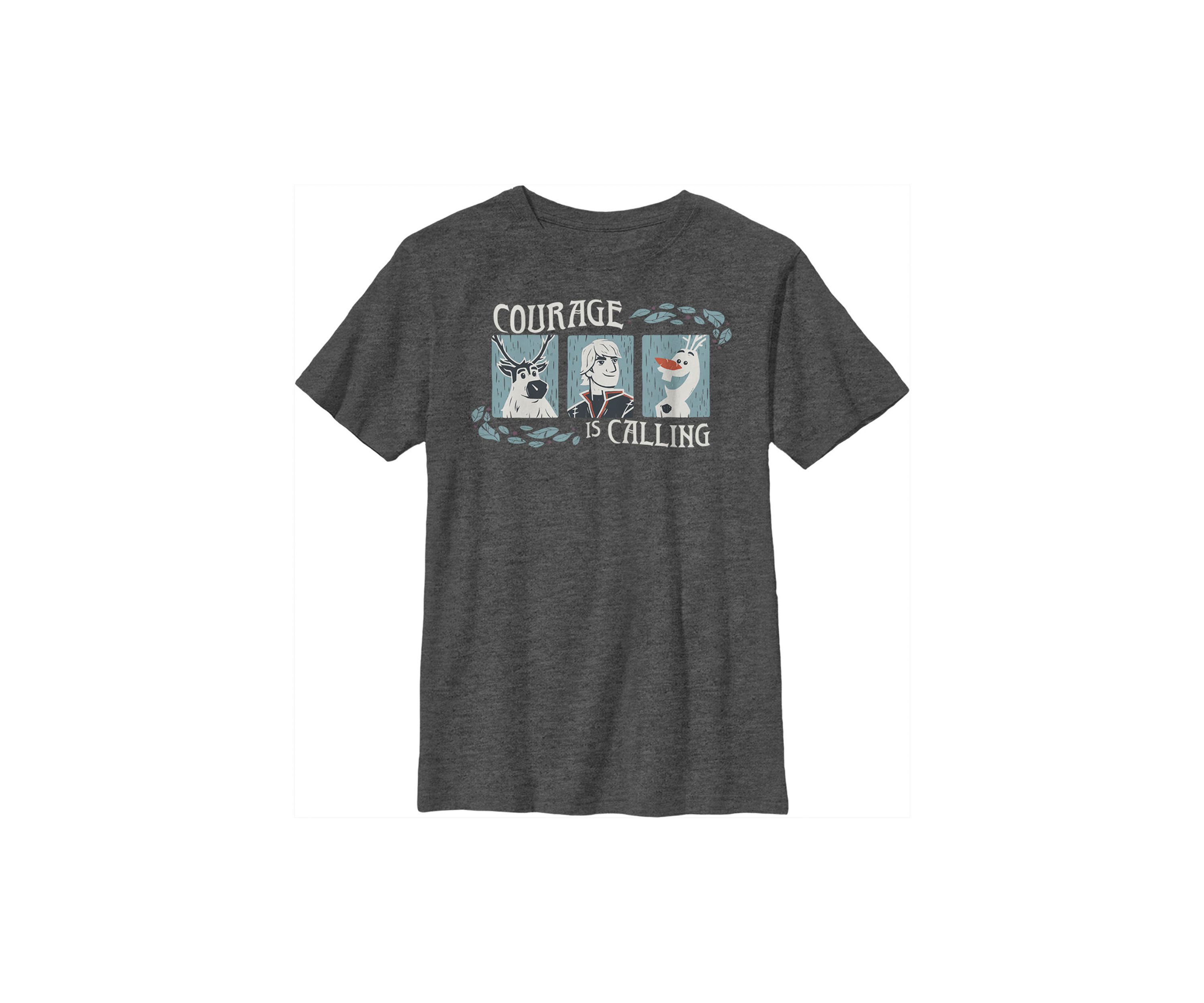 Boys 4-7 Frozen Courage Woodcut Graphic T-Shirt