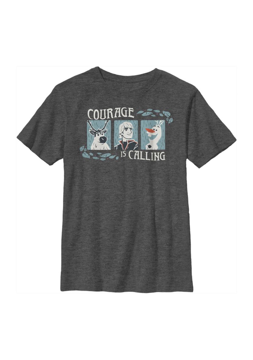 Boys 4-7 Frozen Courage Woodcut Graphic T-Shirt