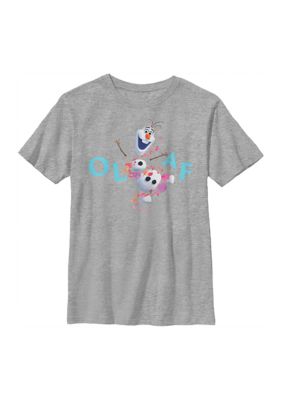 Disney Frozen Boys 4-7 Frozen Olaf Loves Fall Graphic T-Shirt, XS