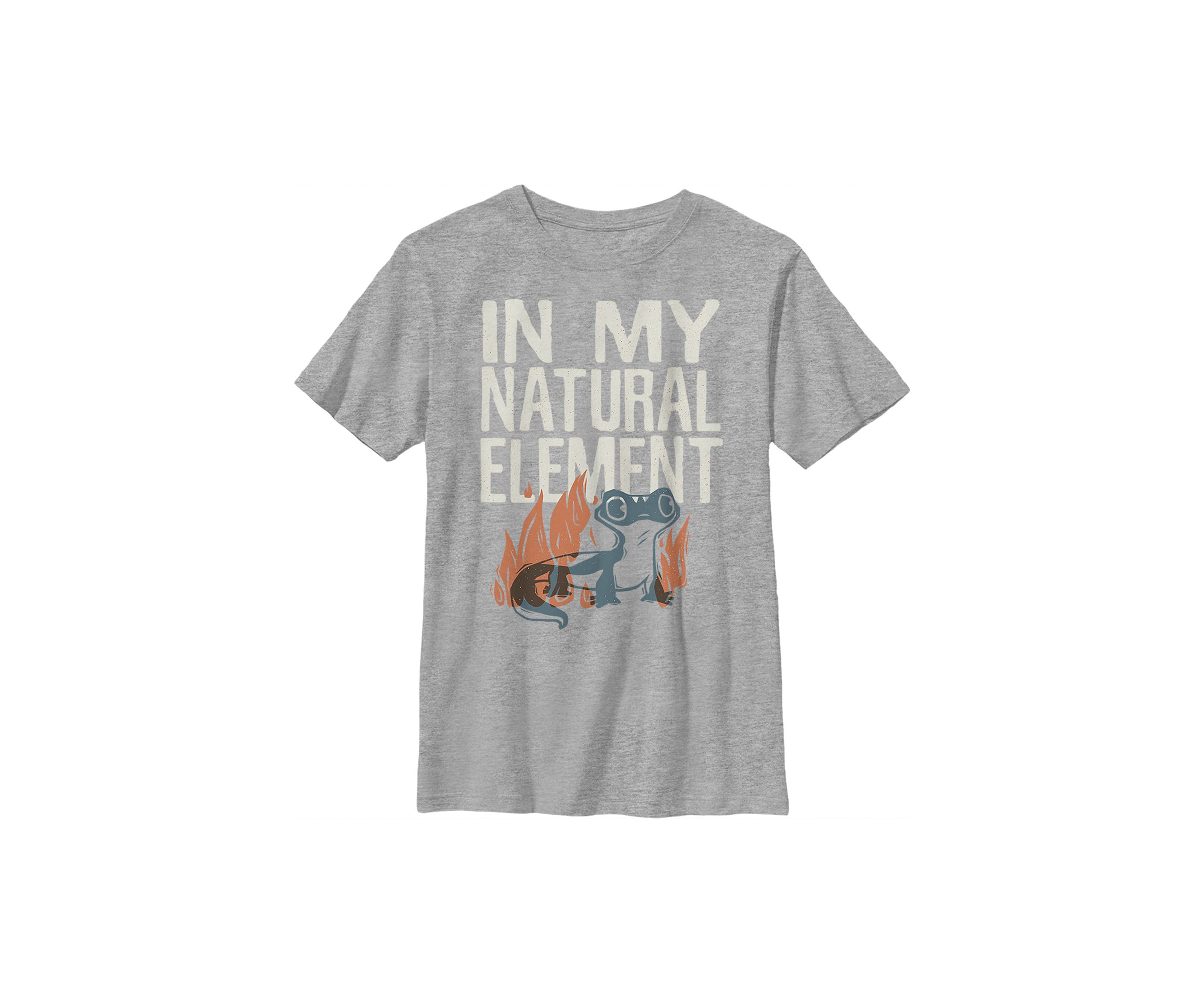 Boys 4-7 Frozen Salamander Woodcut Graphic T-Shirt