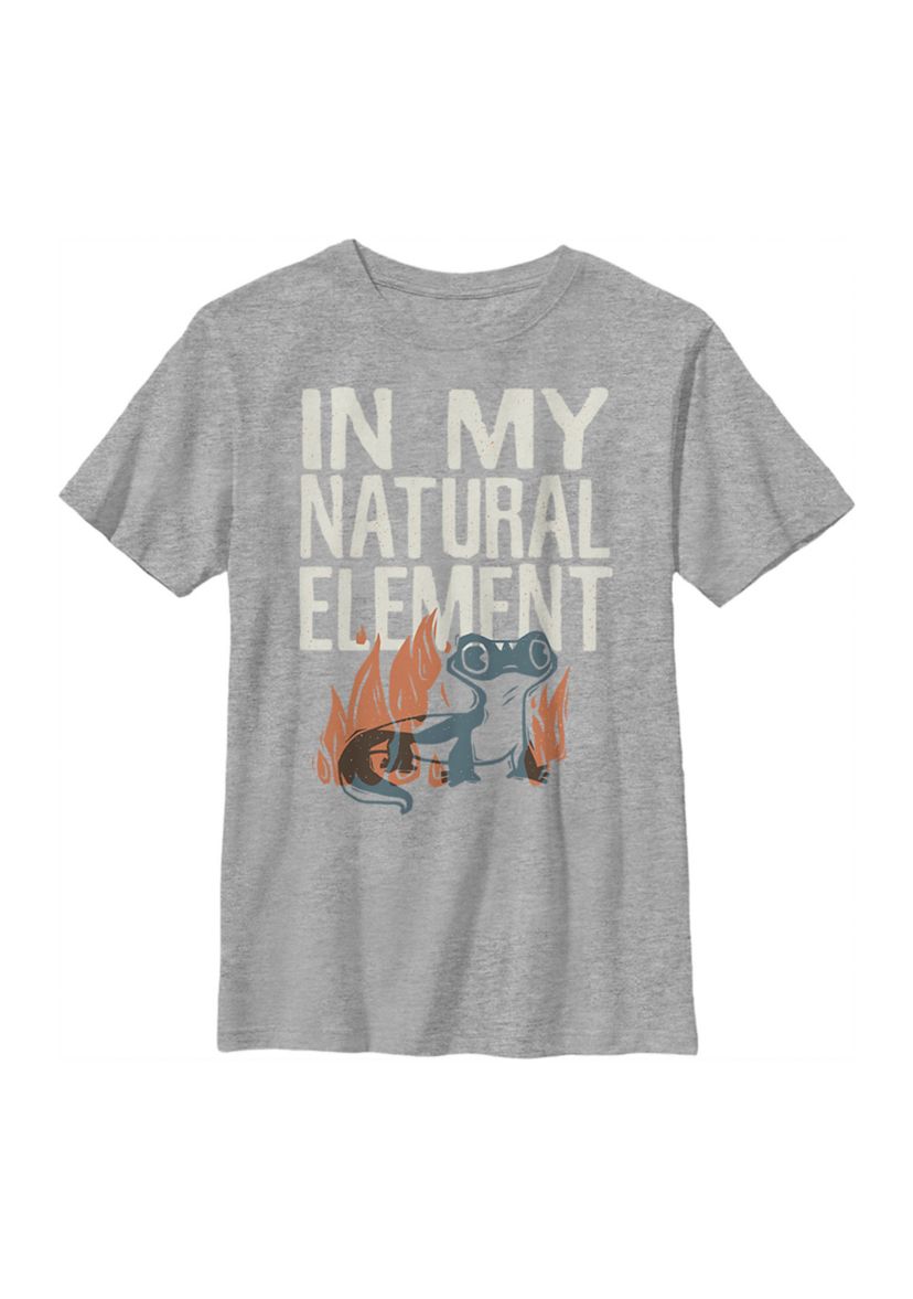 Boys 4-7 Frozen Salamander Woodcut Graphic T-Shirt