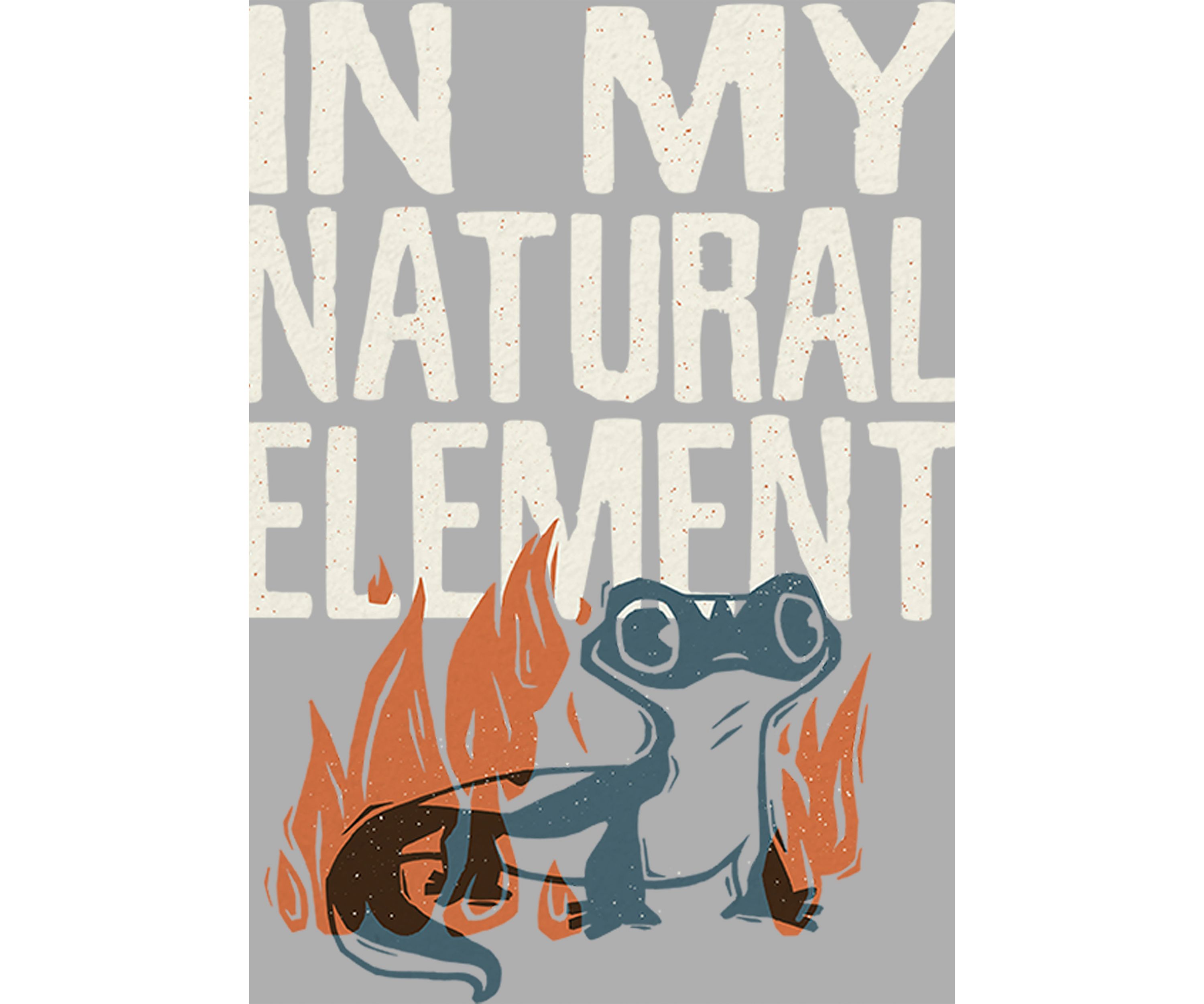 Boys 4-7 Frozen Salamander Woodcut Graphic T-Shirt