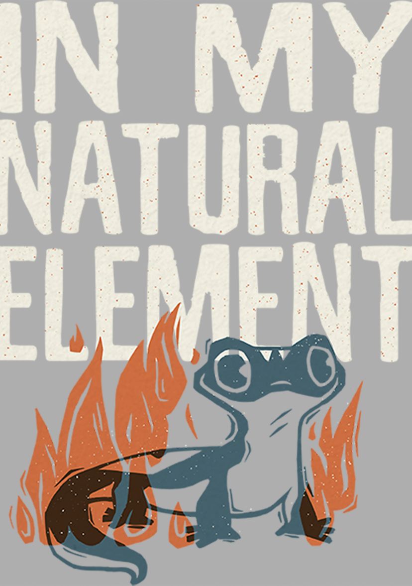 Boys 4-7 Frozen Salamander Woodcut Graphic T-Shirt
