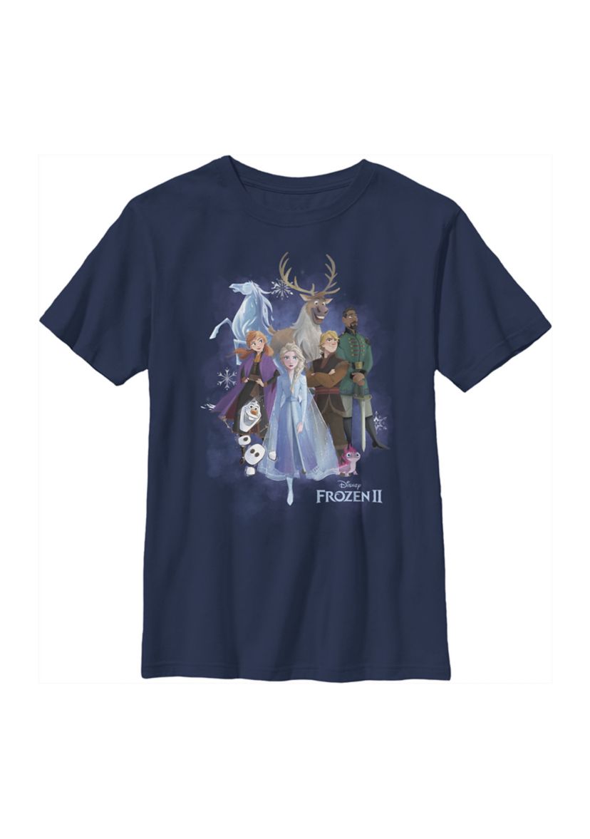 Boys 4-7 Frozen Group Cloud Graphic T-Shirt