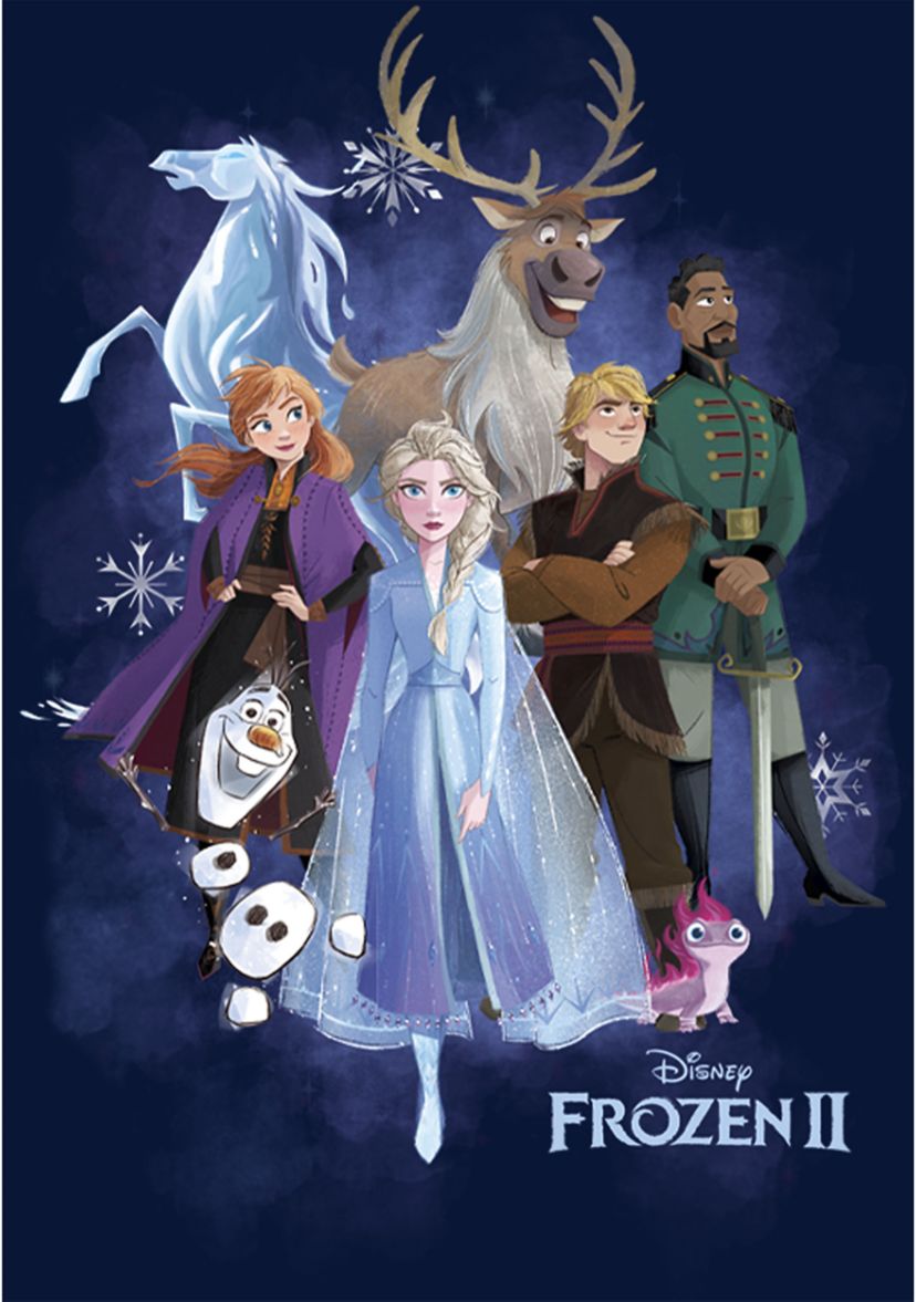 Boys 4-7 Frozen Group Cloud Graphic T-Shirt