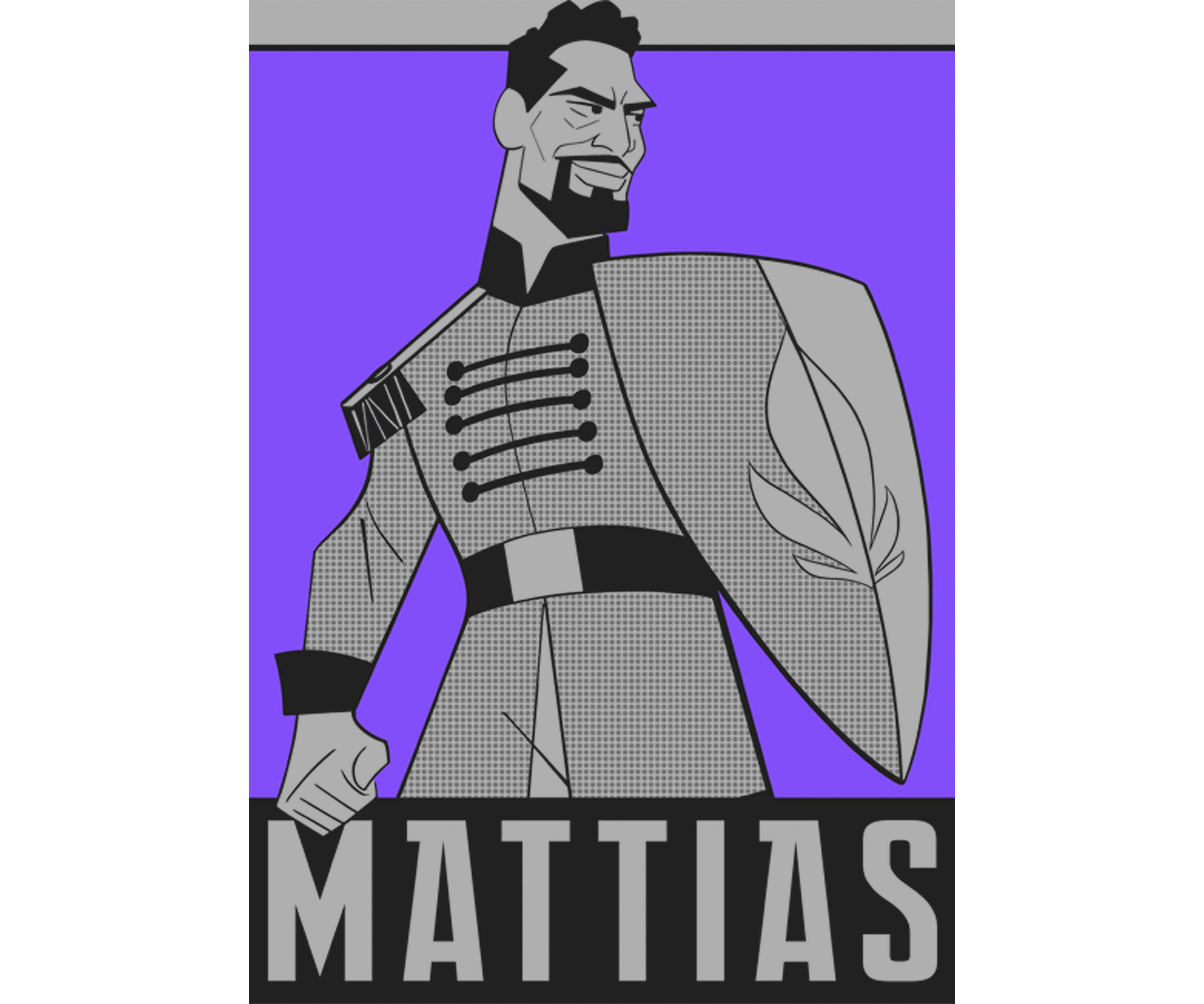 Boys 4-7 Frozen Mattias Hero Pose Graphic T-Shirt
