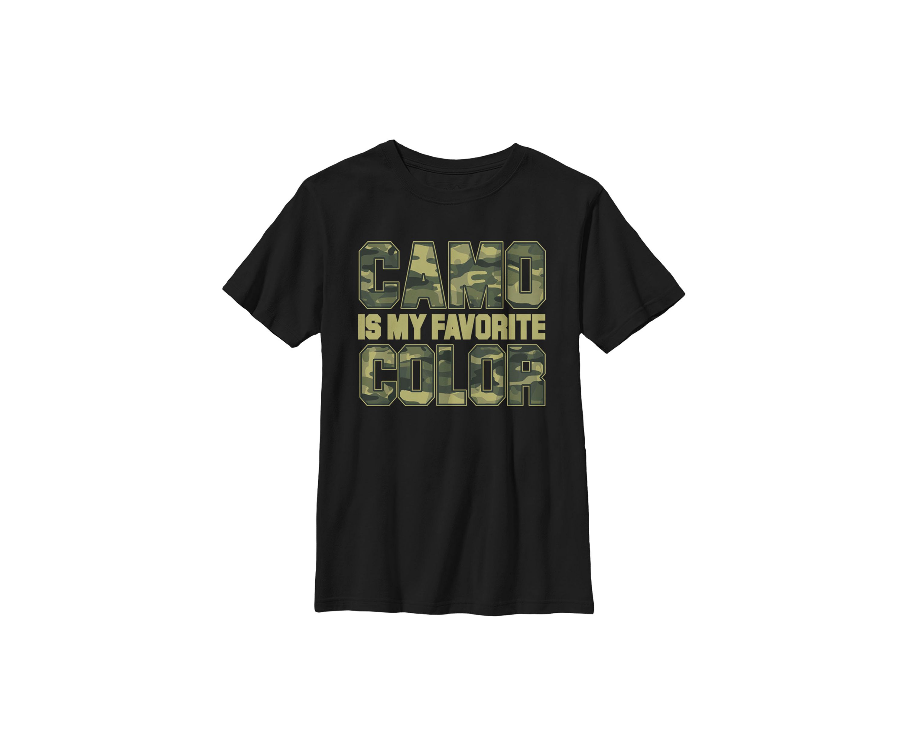 Boys 4-7 Camo Color T-Shirt