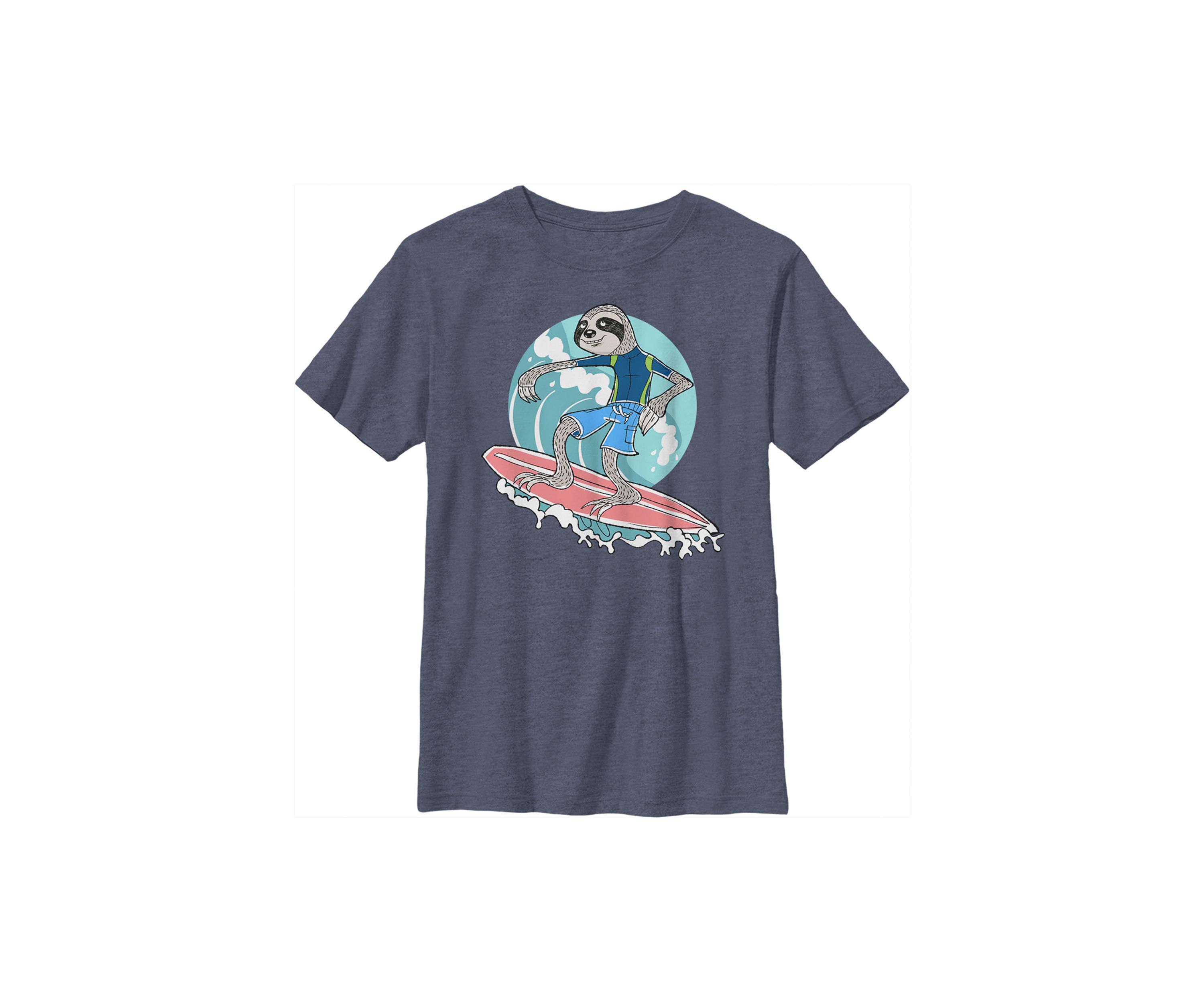 Boys 4-7 Sloth Surfer T-Shirt
