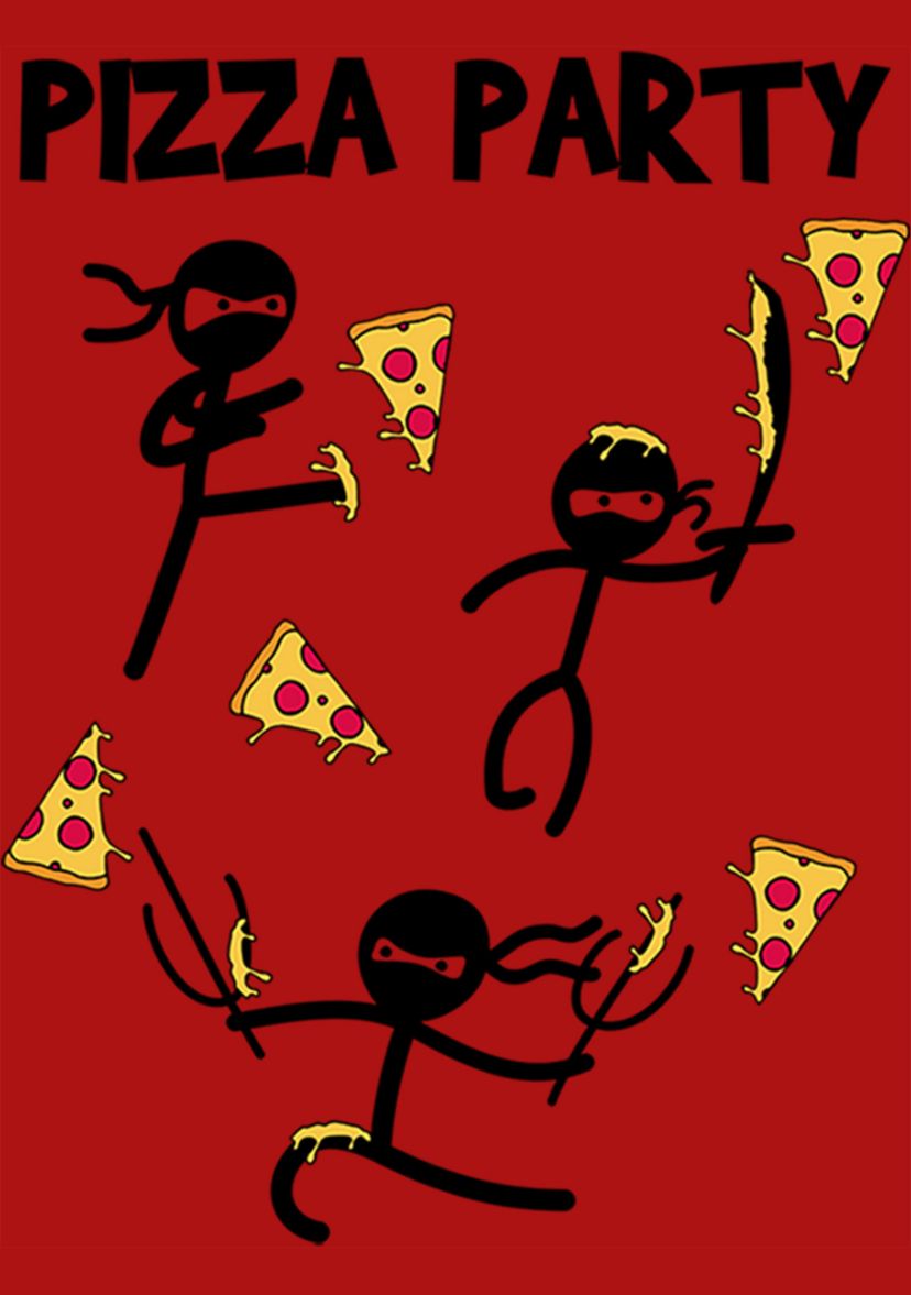 Boys 4-7 Pizza Party T-Shirt