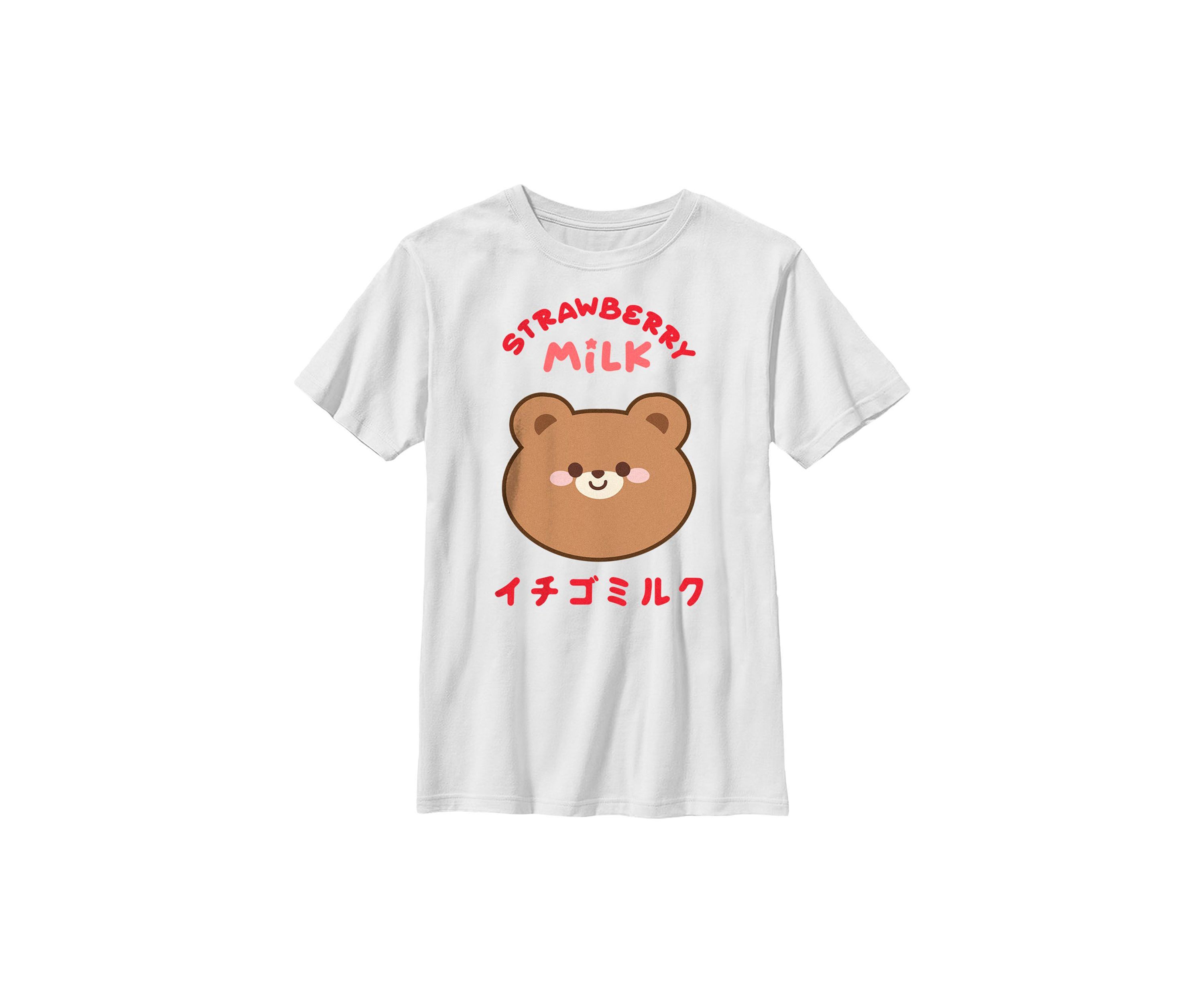Straw Milk Graphic Top