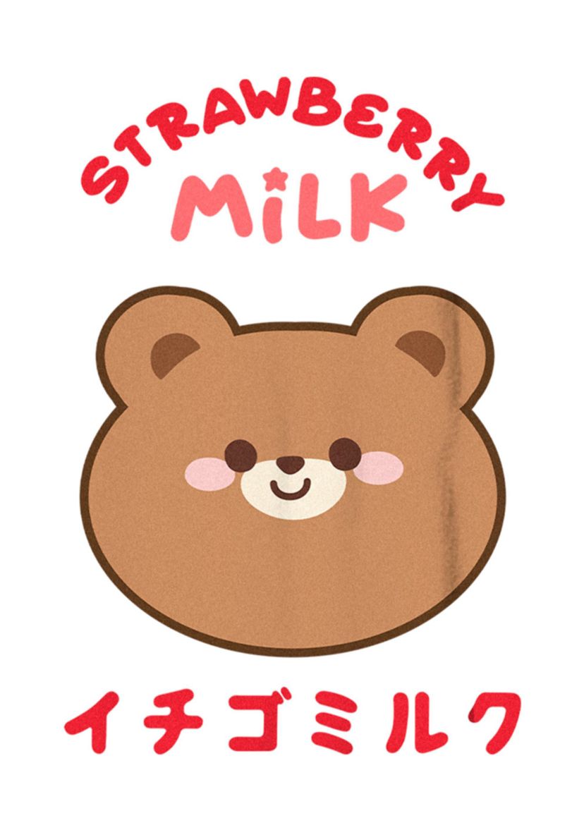 Straw Milk Graphic Top