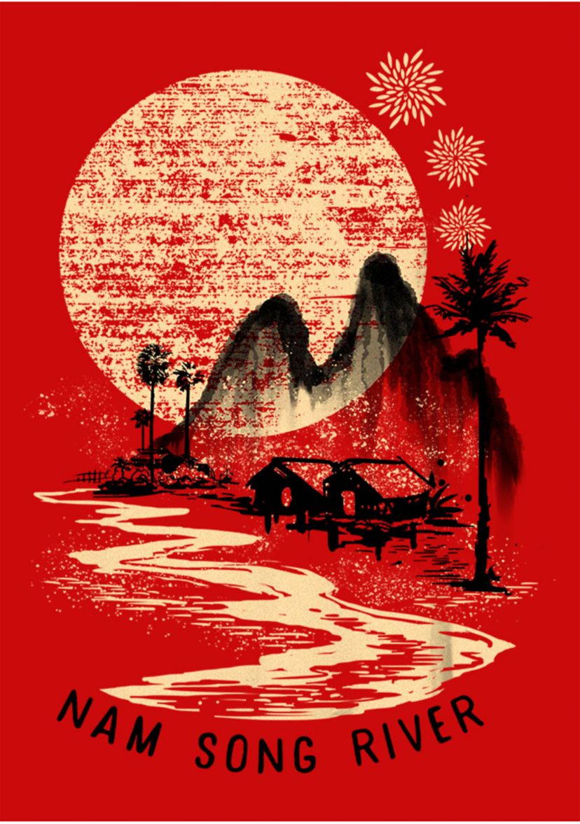 Song_River Graphic Top
