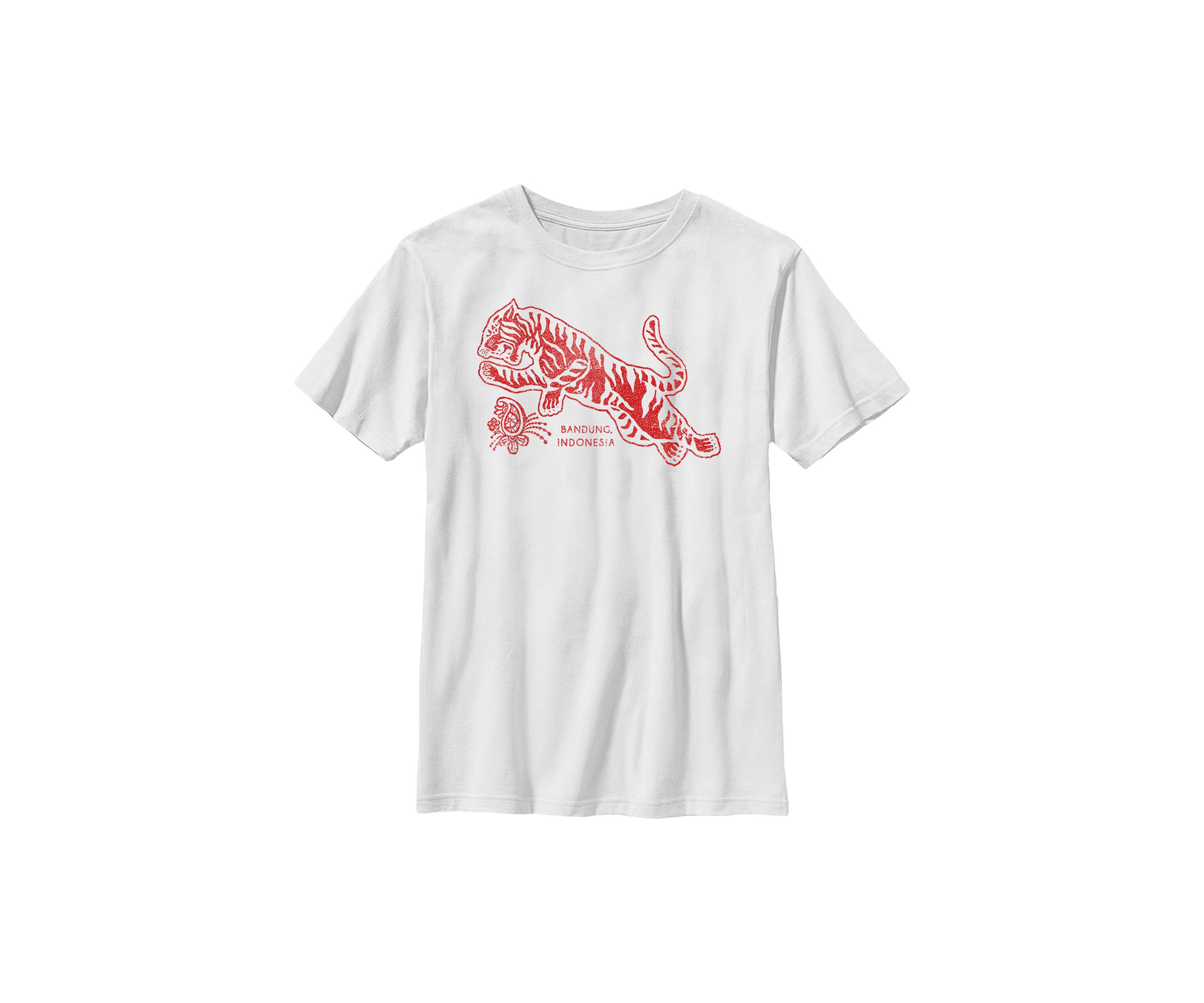 Tiger Jump Graphic Top