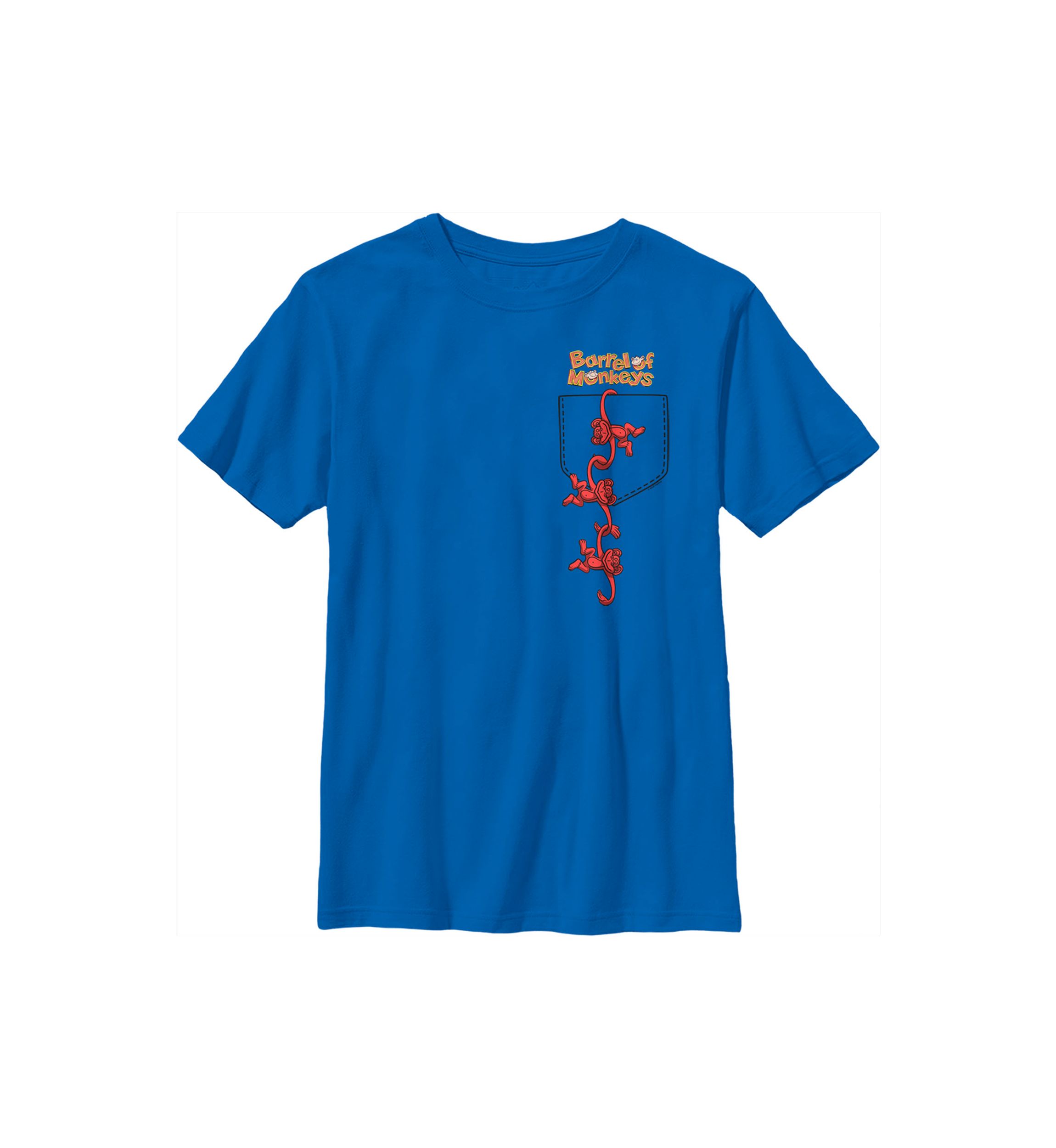 Boys 4-7  Monkey Pocket Graphic T-Shirt