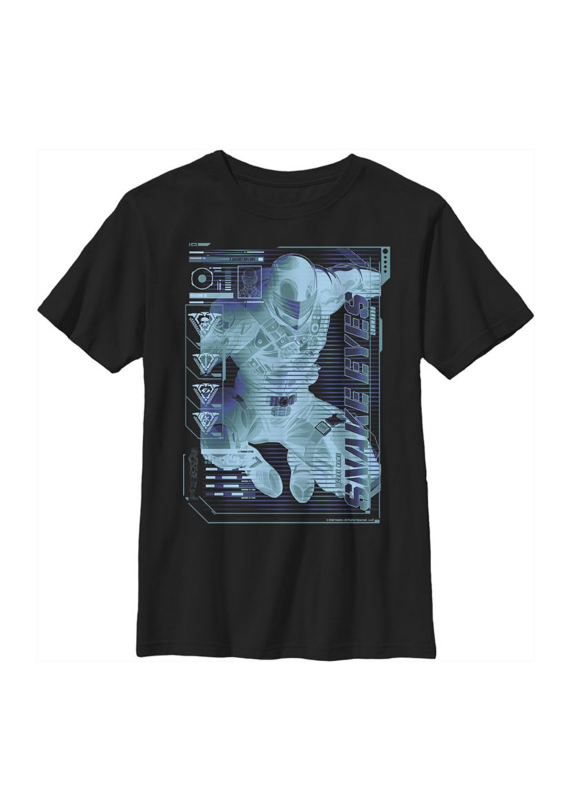 Boys 4-7  Snake Eyes Scheme Graphic T-Shirt