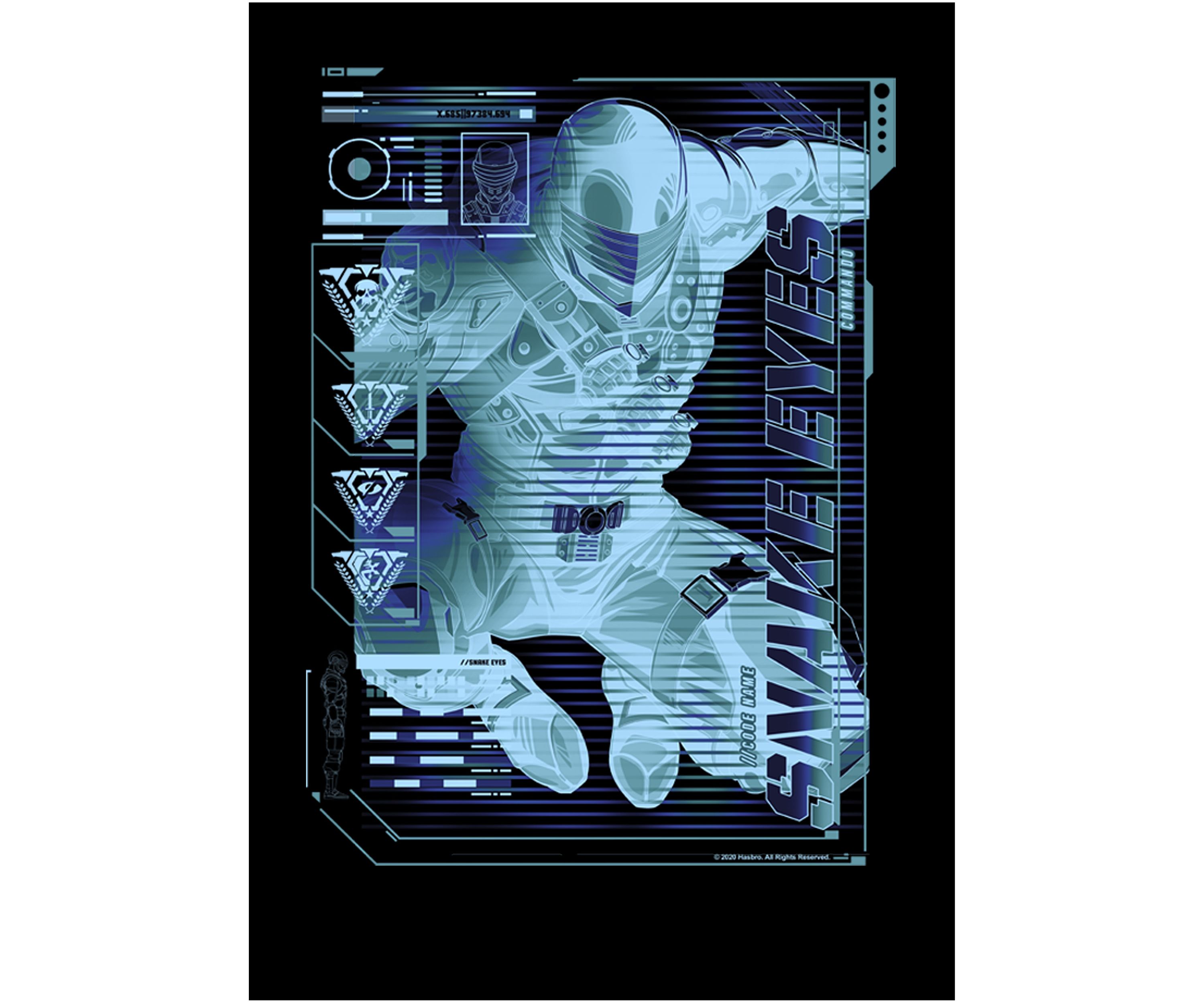 Boys 4-7  Snake Eyes Scheme Graphic T-Shirt