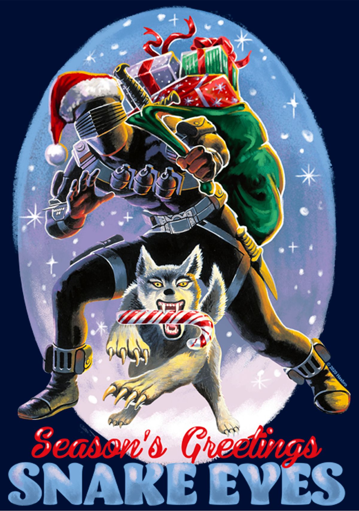 Boys 4-7 Snake Eyes Christmas Top