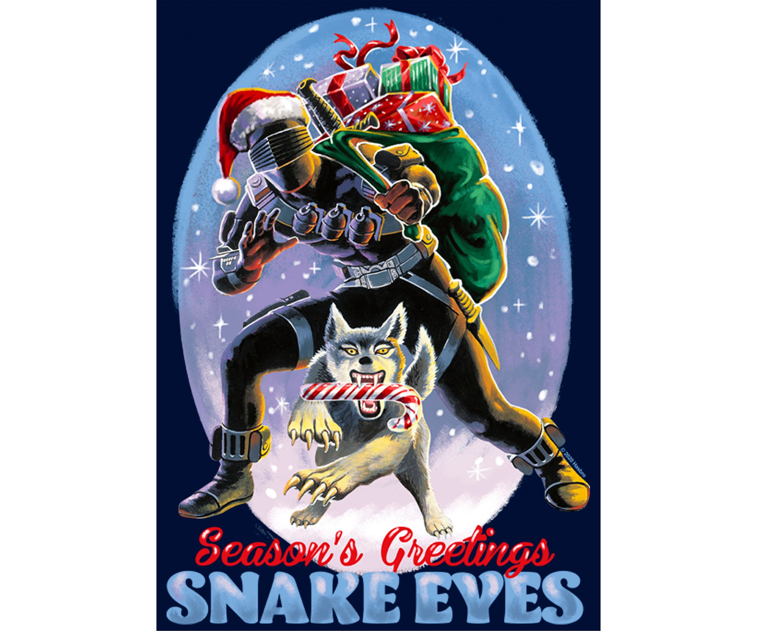 Boys 4-7 Snake Eyes Christmas Top