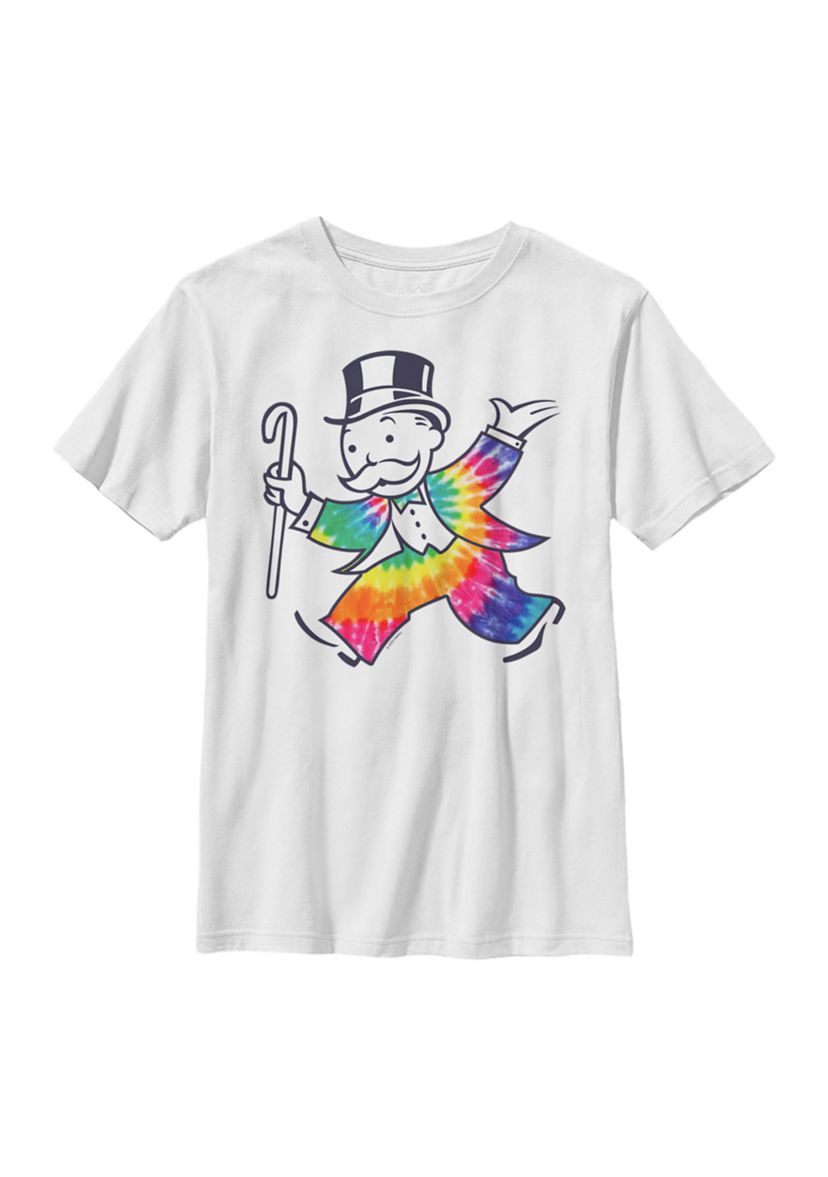 Boys 4-7 Tie Dye Fill Mascot Graphic T-Shirt