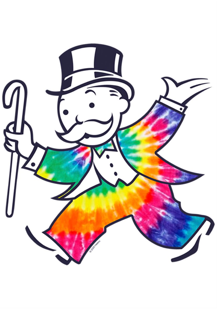 Boys 4-7 Tie Dye Fill Mascot Graphic T-Shirt